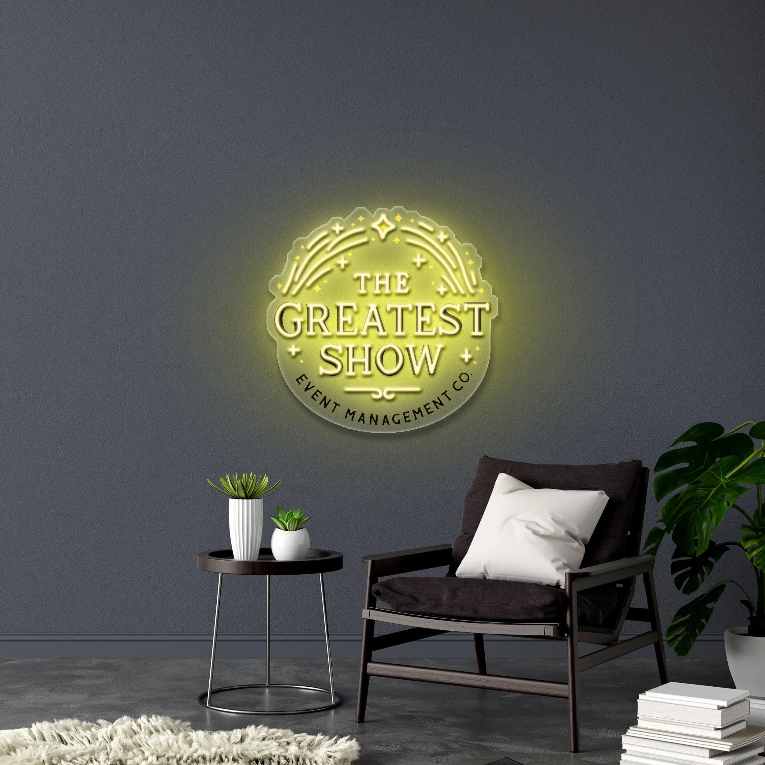 THE GREATEST SHOW - Premium Neon Artwork