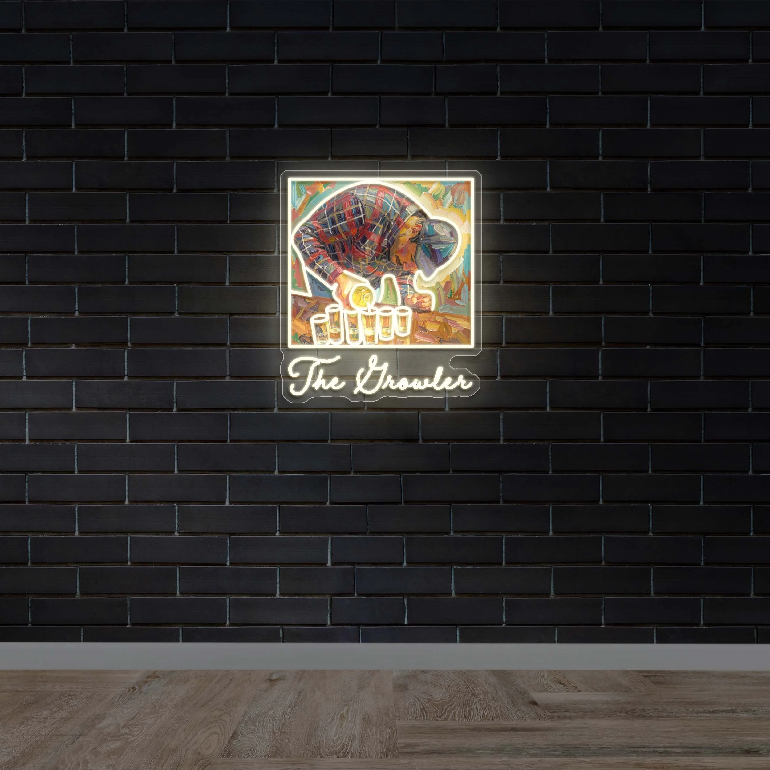 The Growler - Premium Neon Artwork