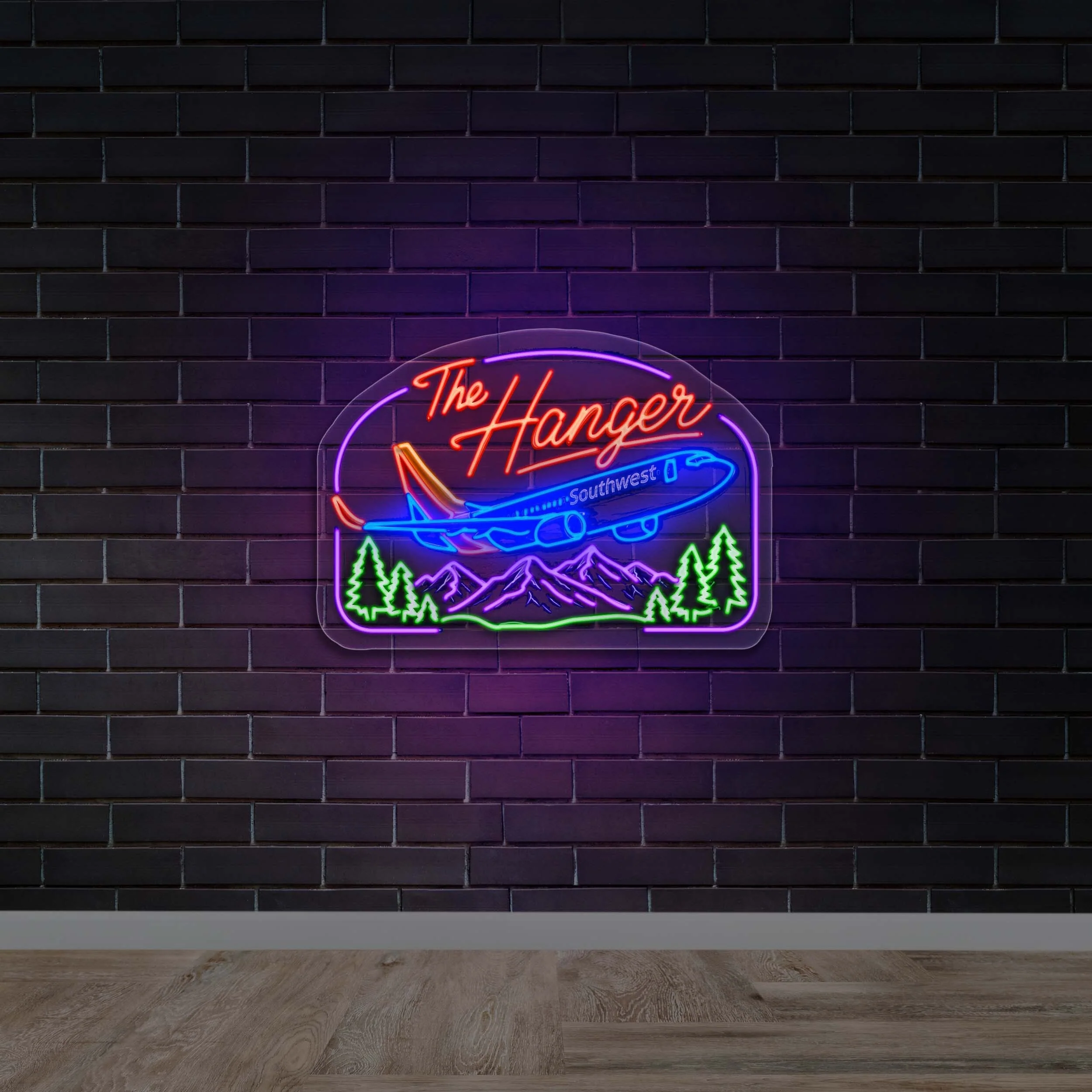 THE HANGER 3rd Version - Premium Neon Artwork