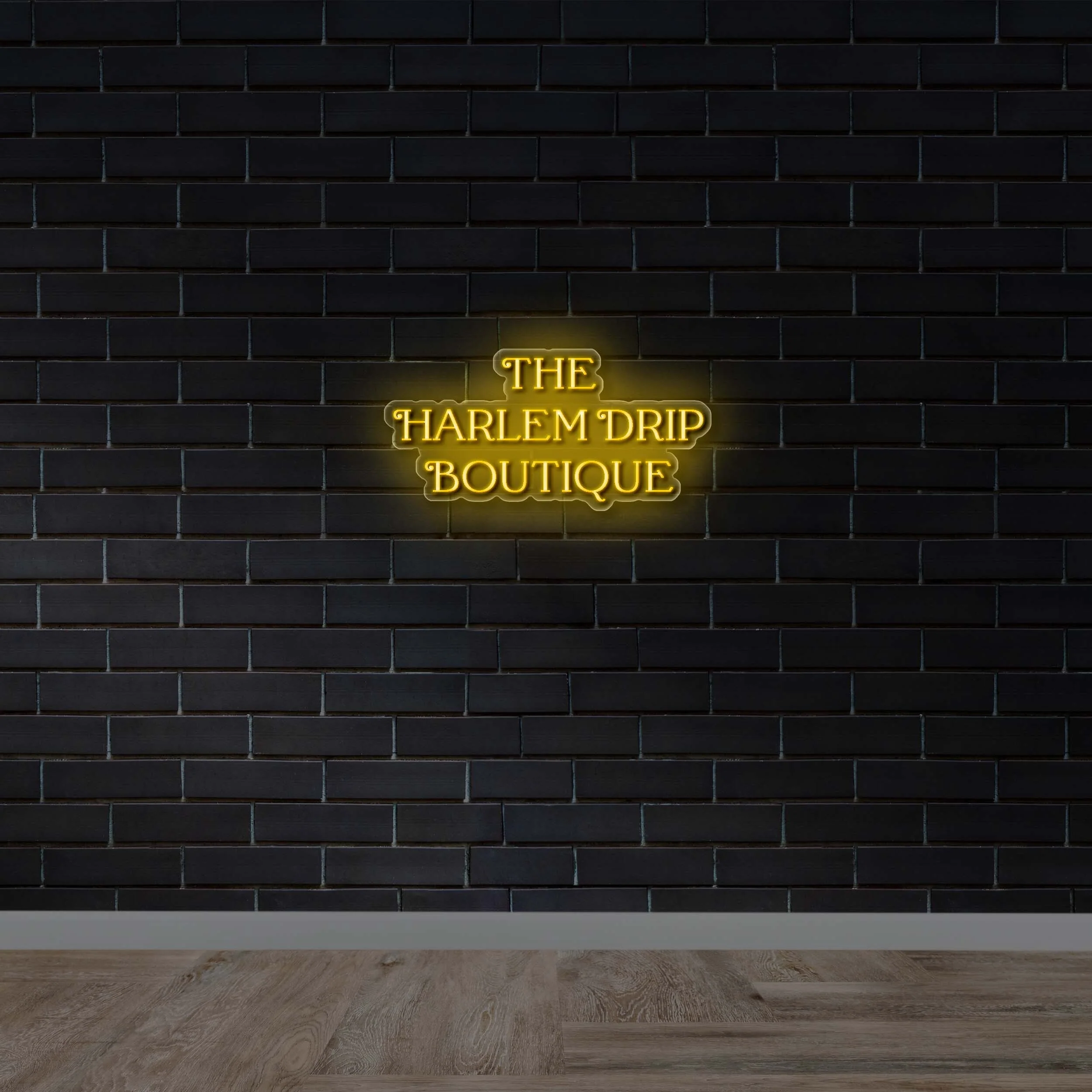 THE HARLEM DRIP BOUTIQUE - Premium Neon Artwork