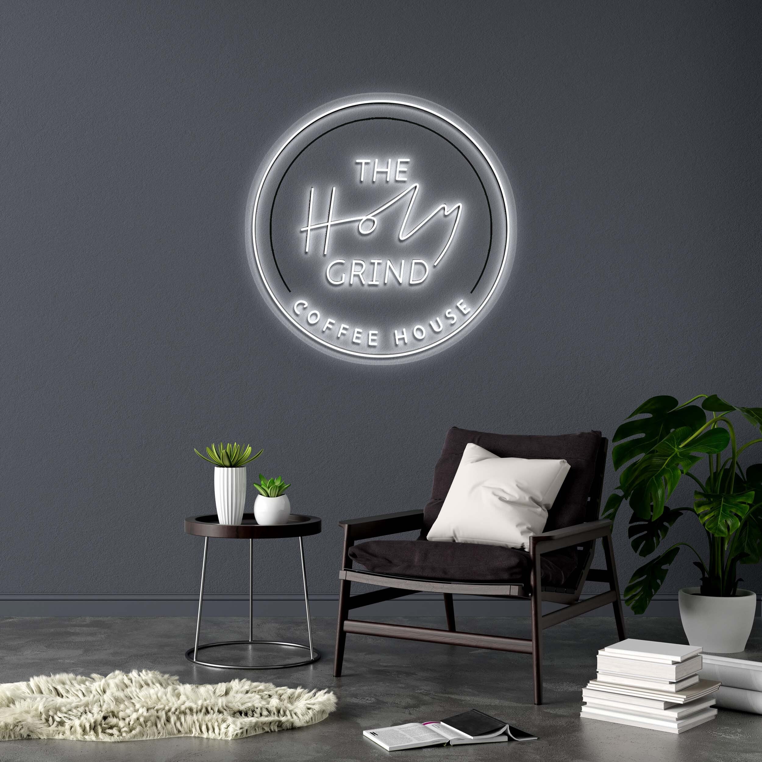 The Holy Grind Coffee House | 2nd Version - Premium Neon Artwork