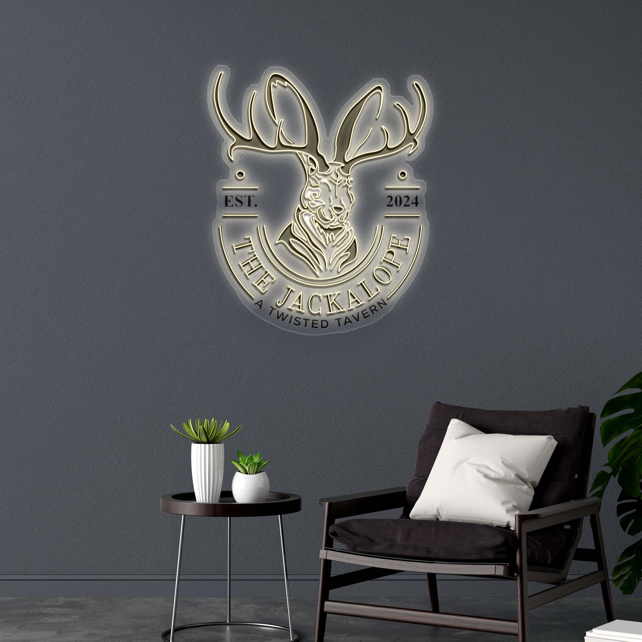 THE JACKALOPE - Premium Neon Artwork