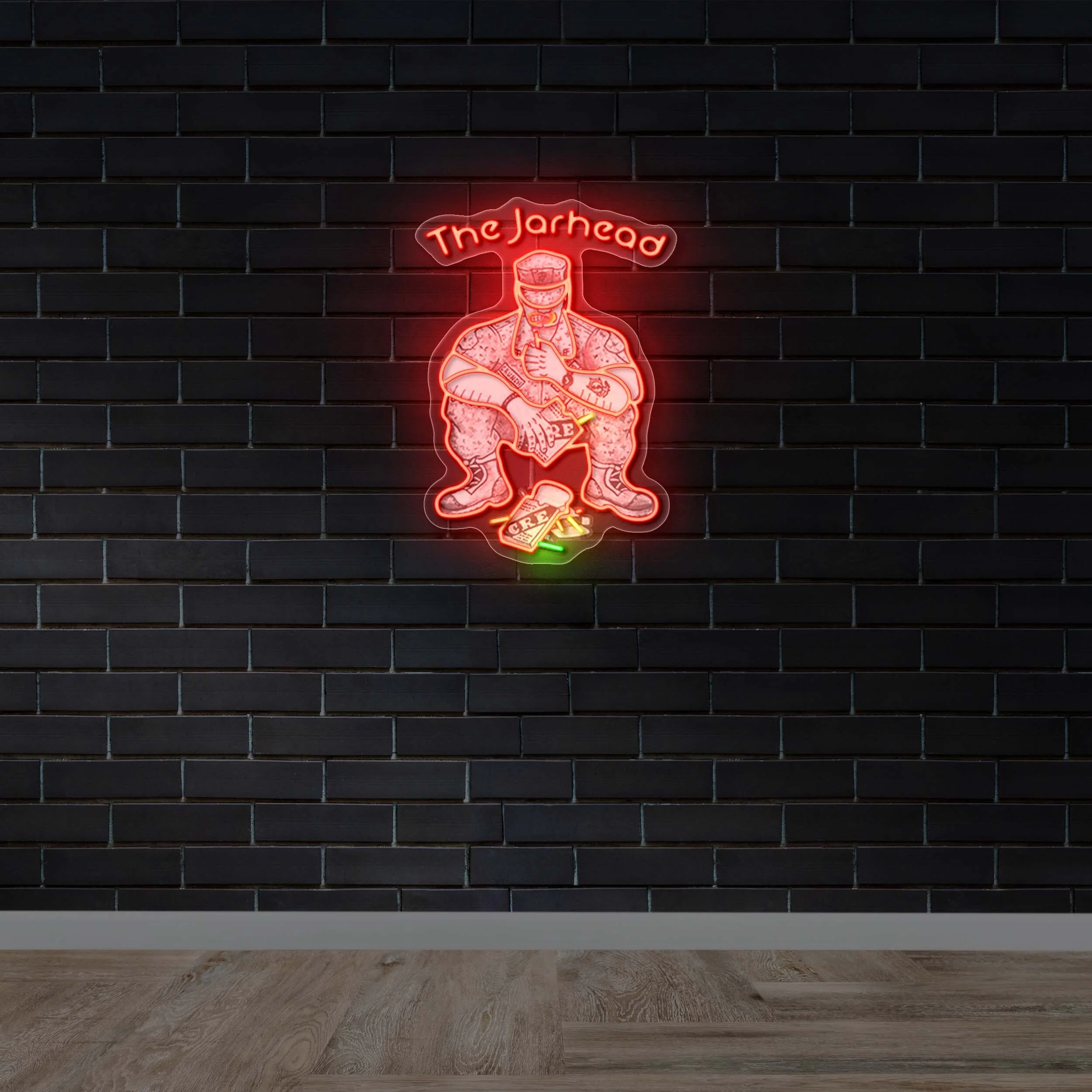 THE JARHEAD - Premium Neon Artwork