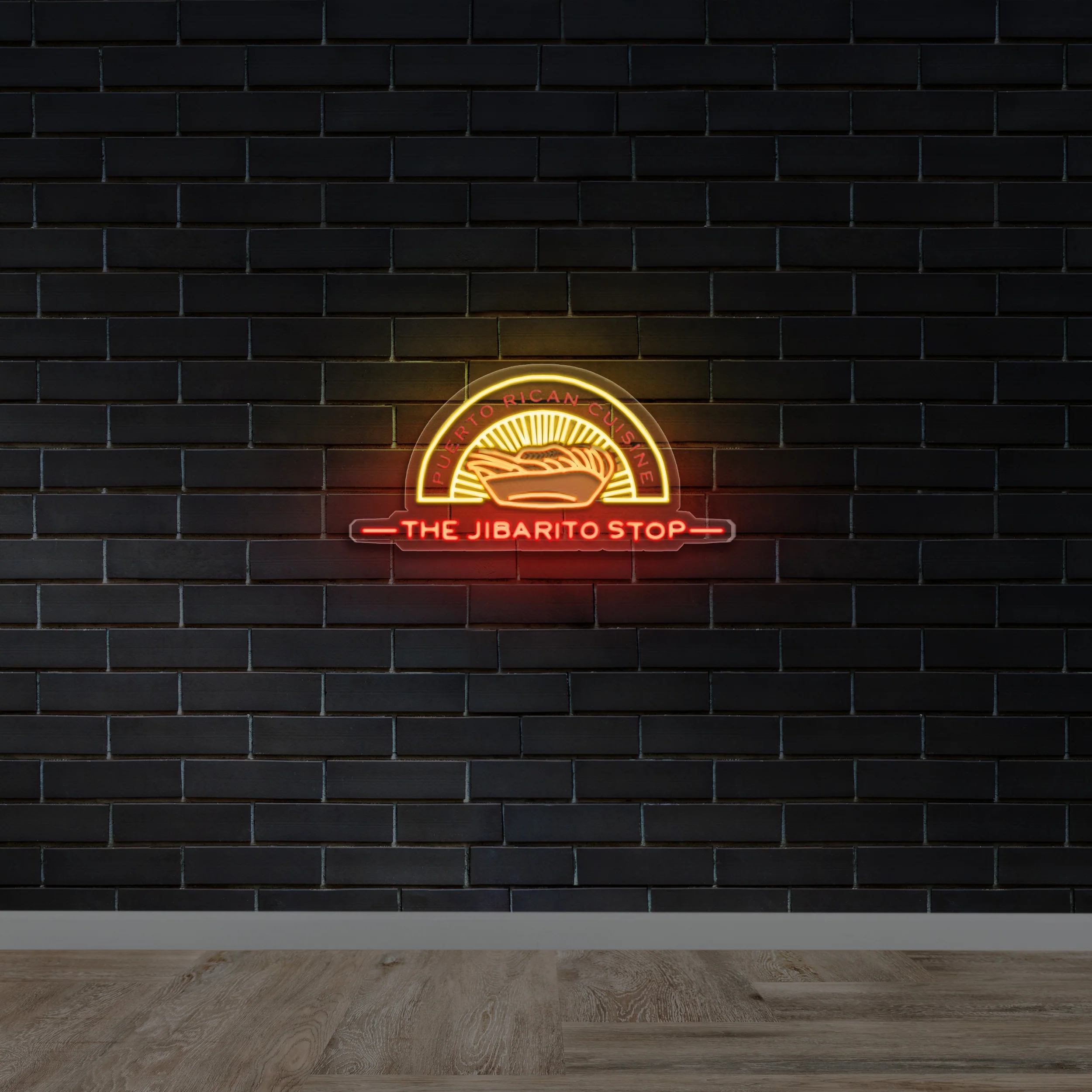 THE JIBARITO STOP - Premium Neon Artwork