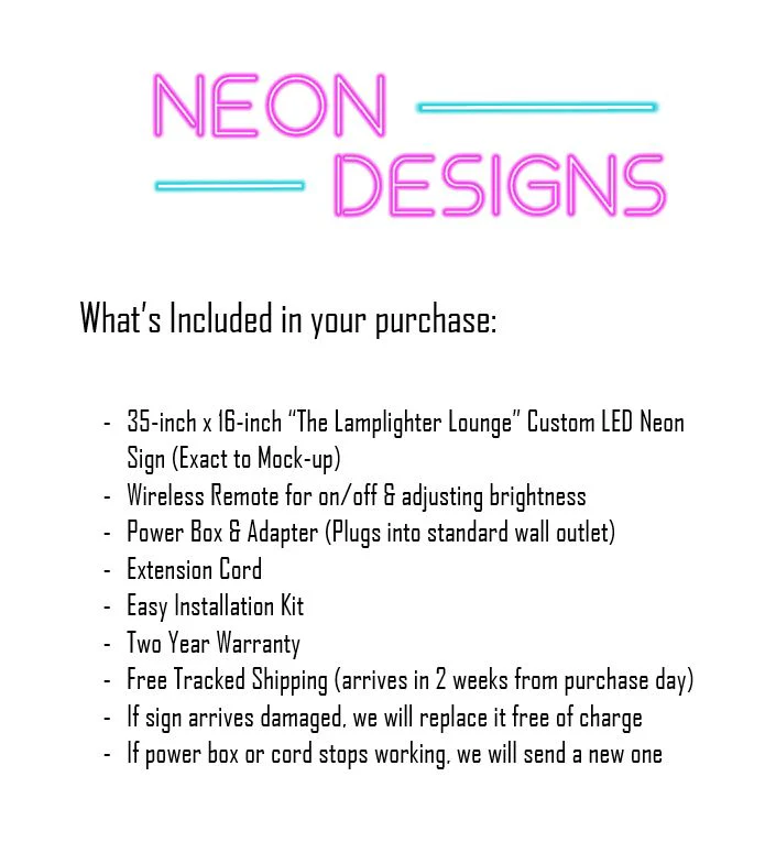 The Lamplighter Lounge - Premium Neon Artwork - Image 2