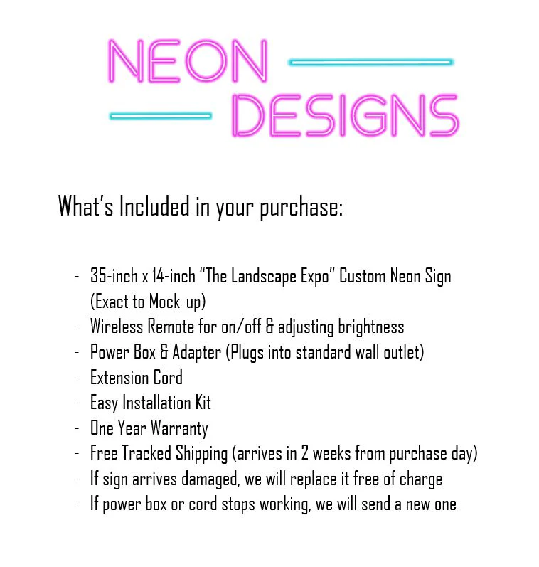 The Landscape Expo - Premium Neon Artwork - Image 2