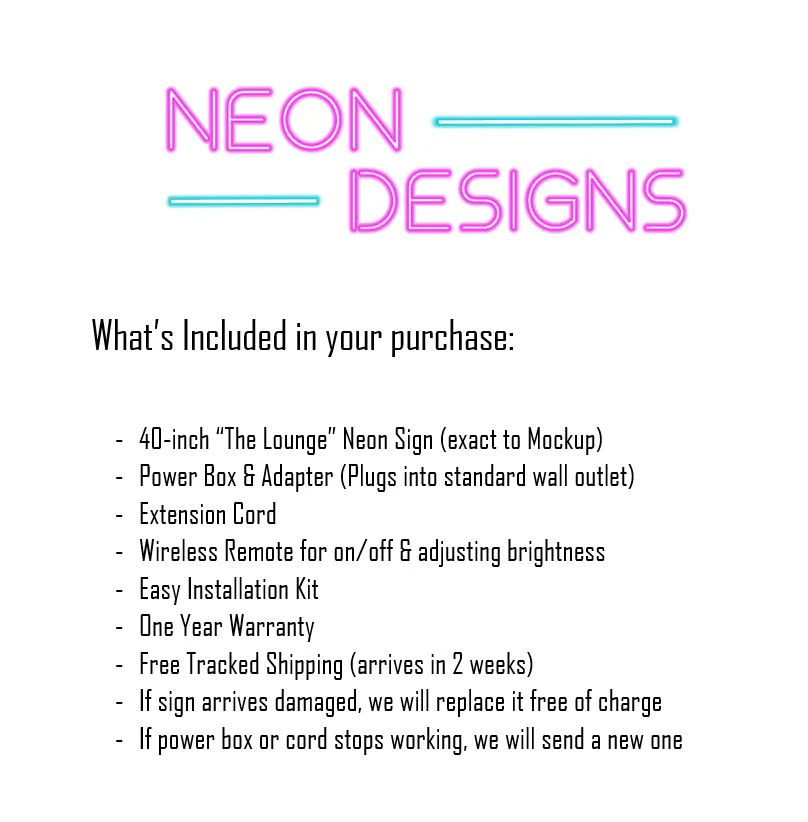 The Lounge - Premium Neon Artwork - Image 3