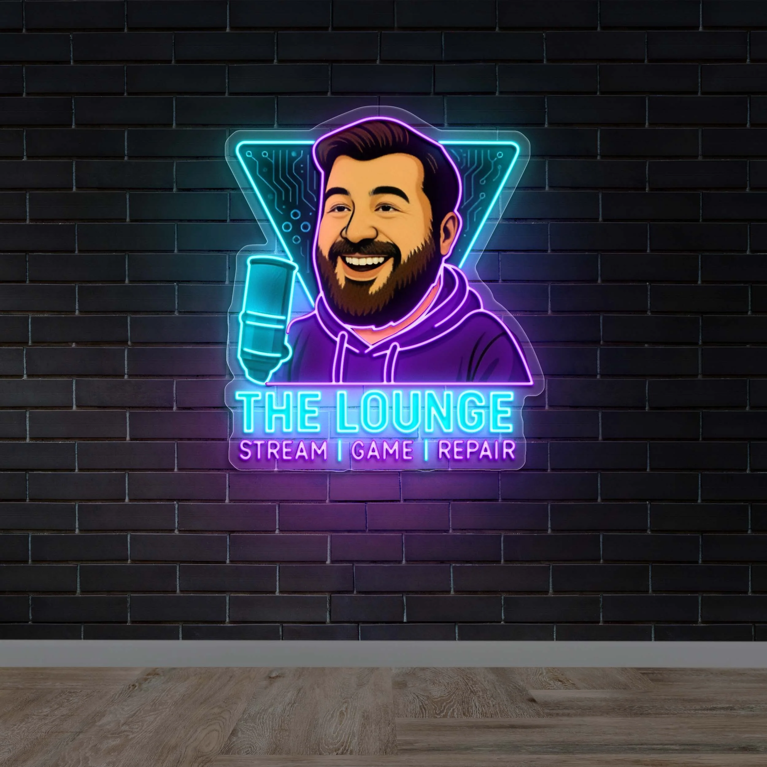 THE LOUNGE STREAM | GAME | REPAIR - Premium Neon Artwork