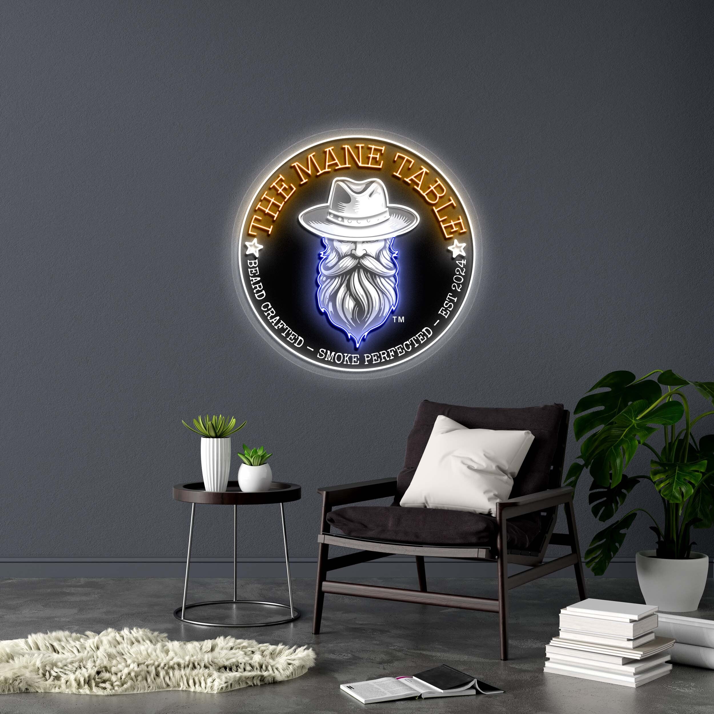 THE MANE TABLE - Premium Neon Artwork - Image 3