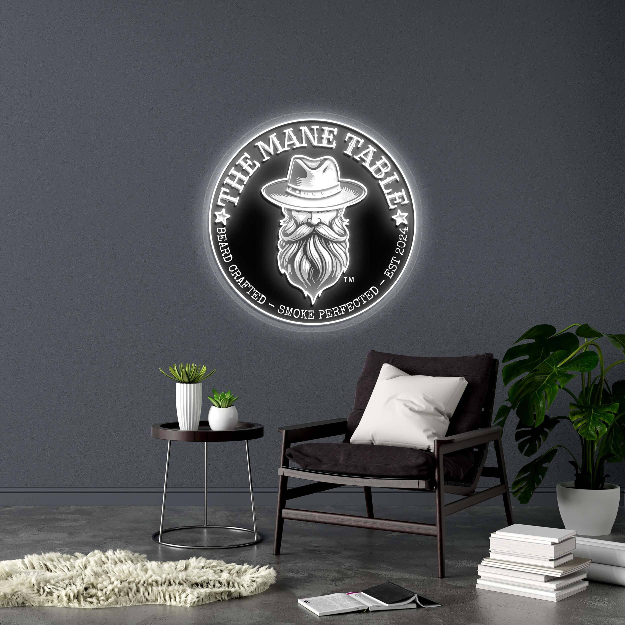 THE MANE TABLE - Premium Neon Artwork - Image 4