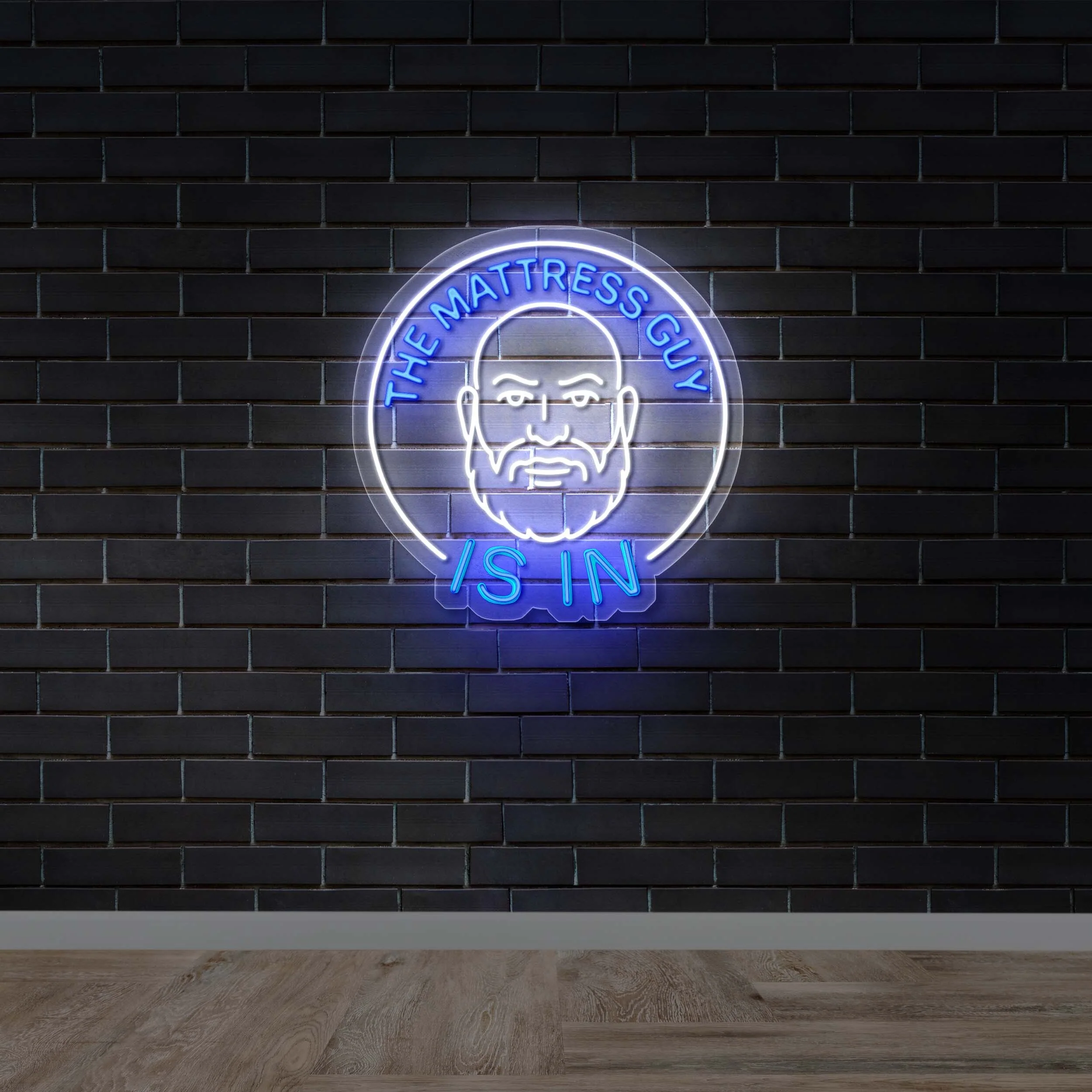 THE MATTRESS GUY IS IN - Premium Neon Artwork