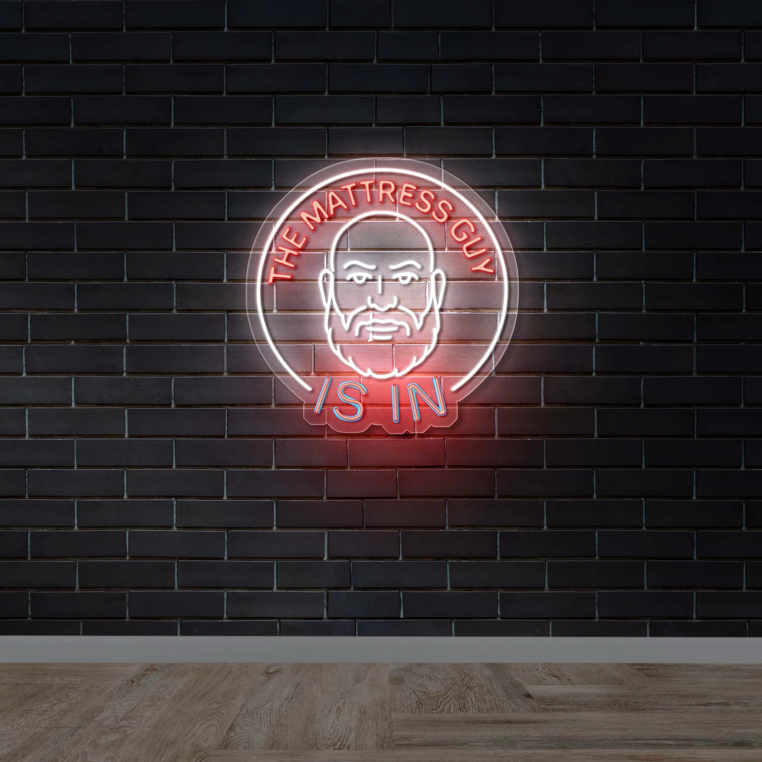 THE MATTRESS GUY IS IN - Premium Neon Artwork - Image 2