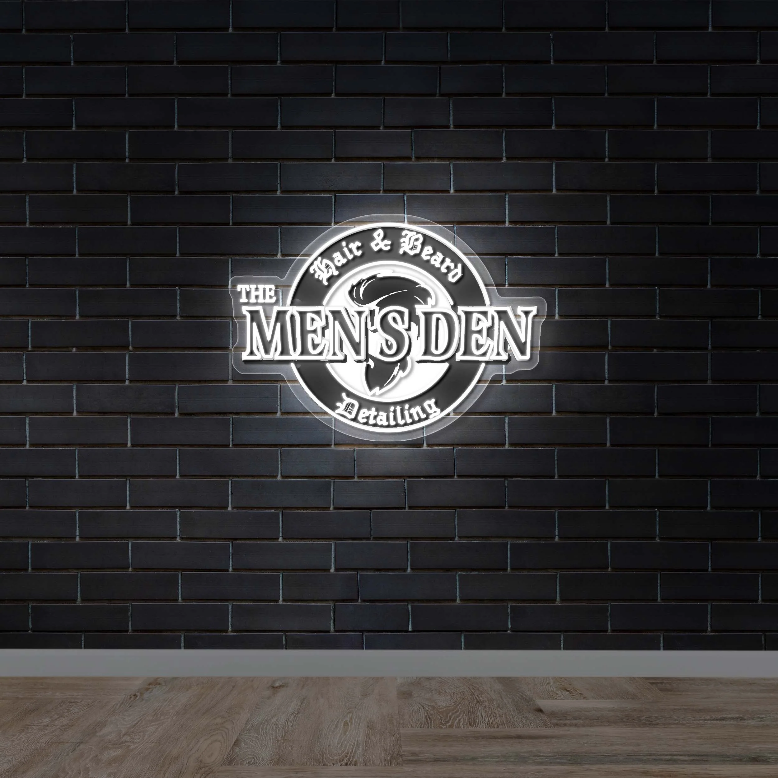 The Men's Den - Premium Neon Artwork