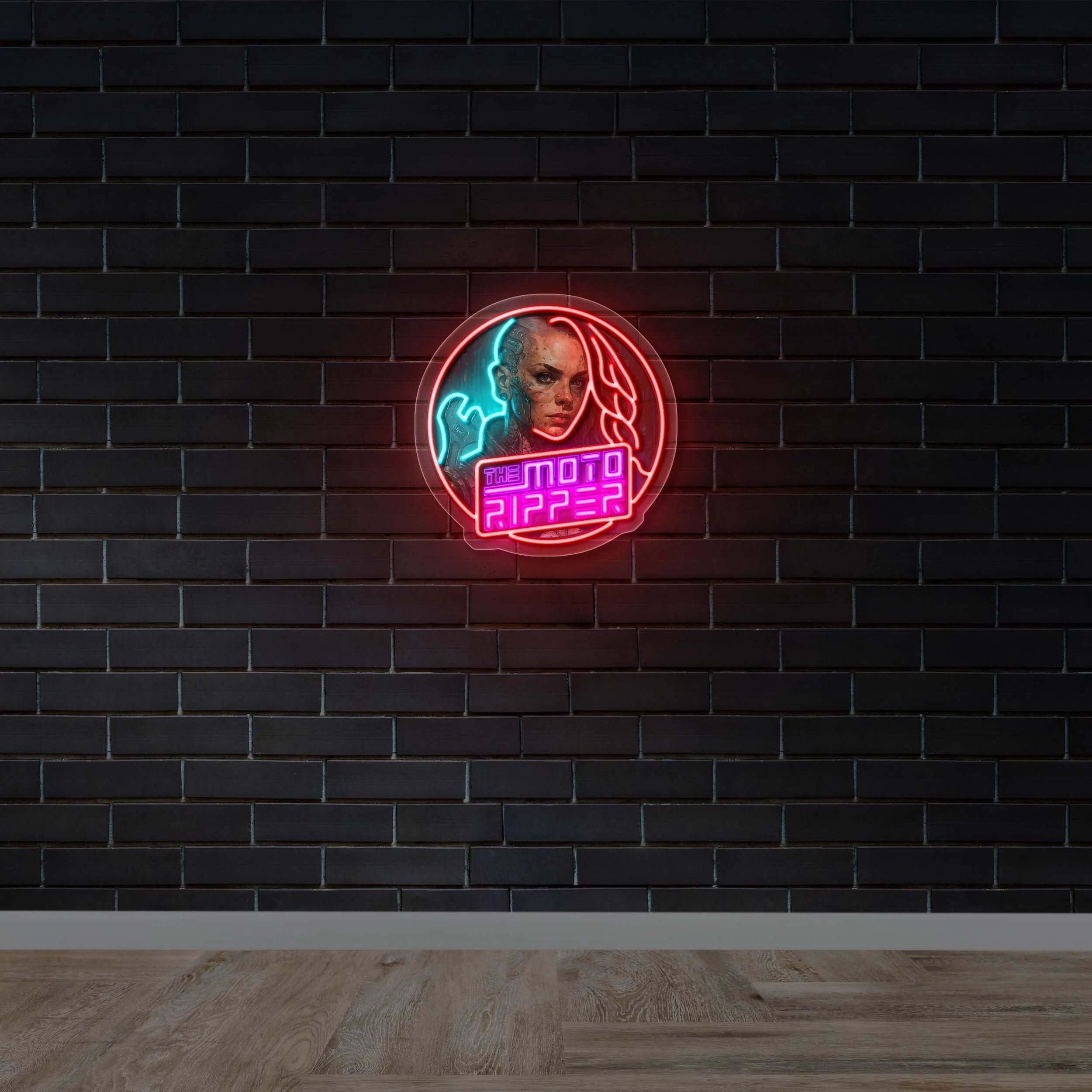 THE MOTO RIPPER - Premium Neon Artwork