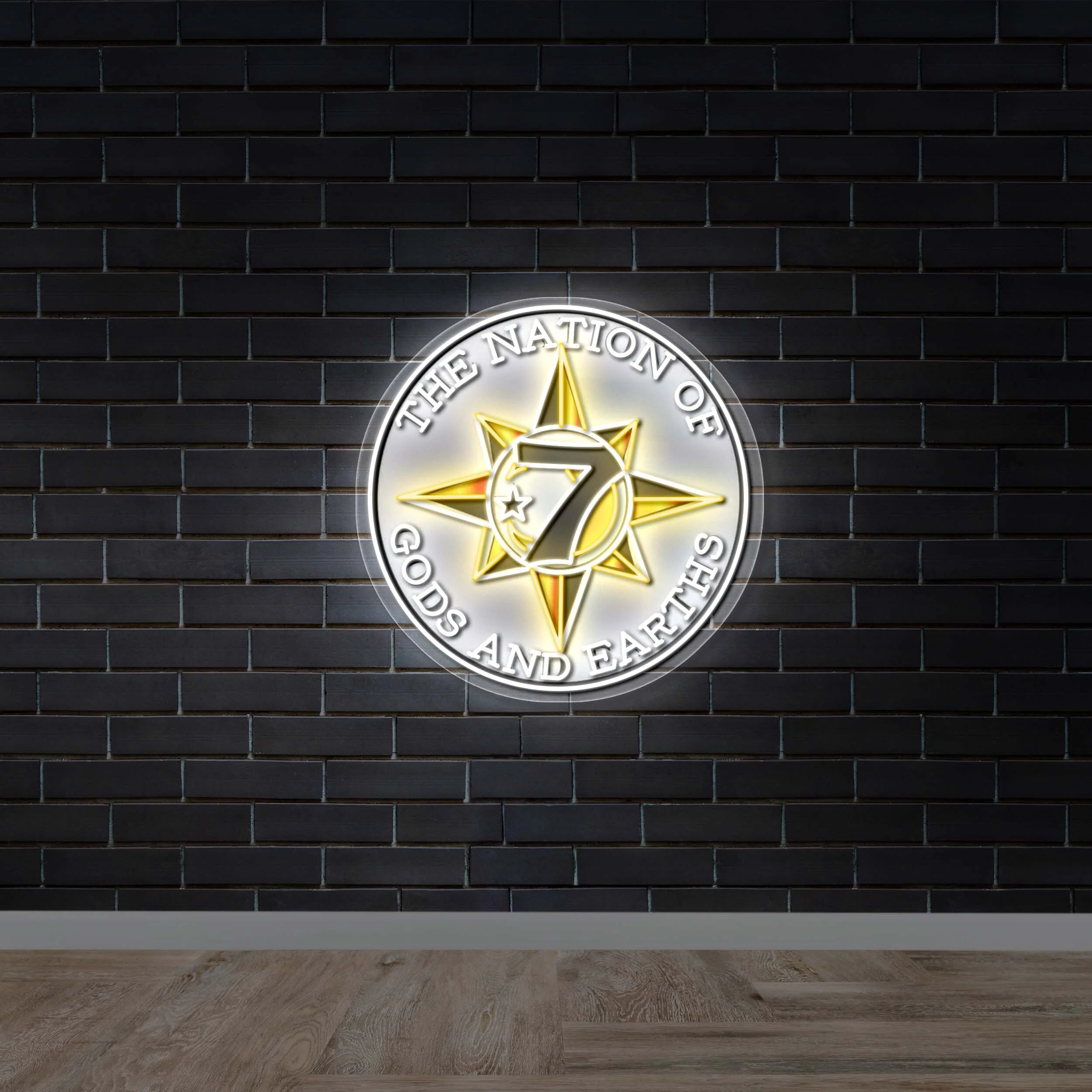The Nation of Gods and Earths - Premium Neon Artwork