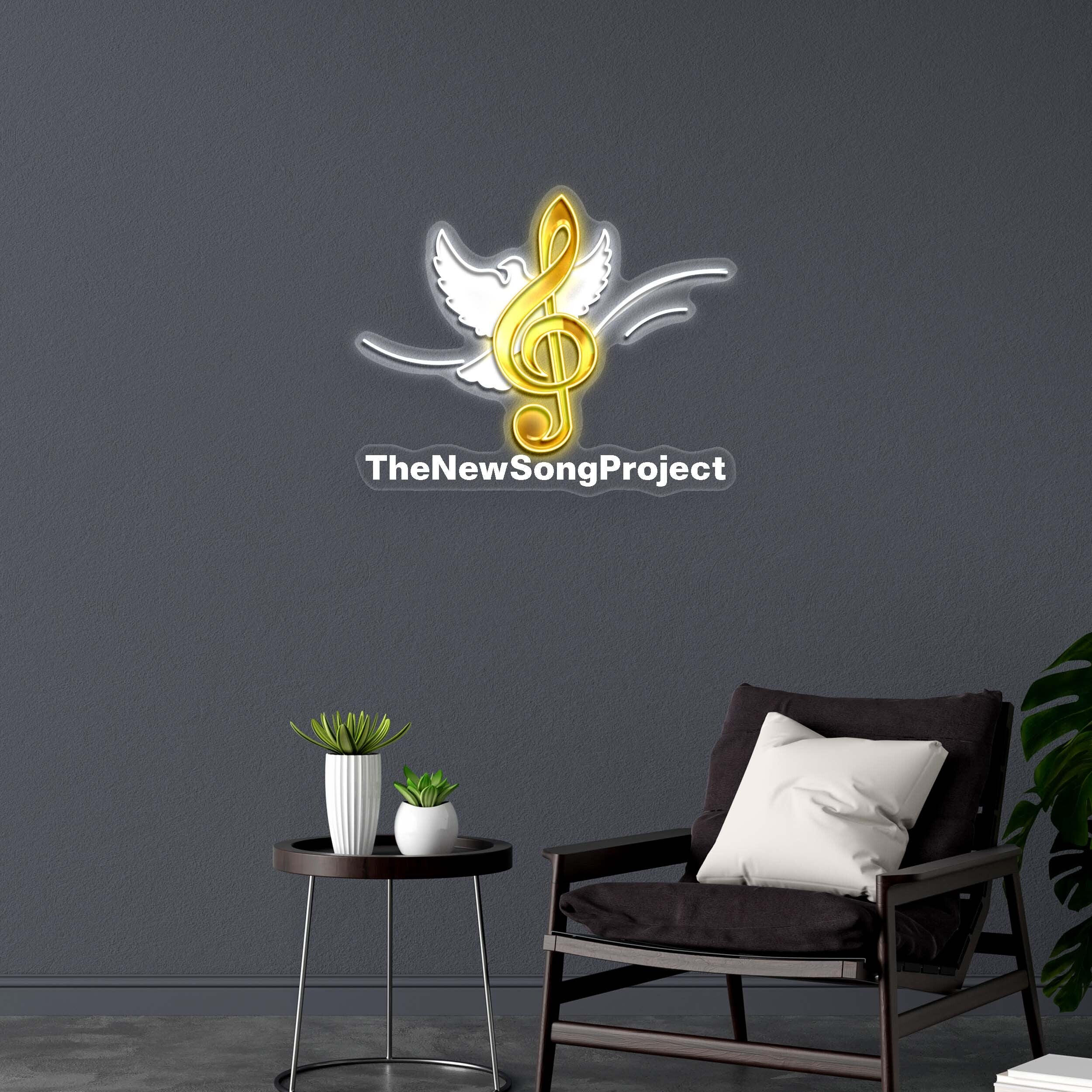The New Song Project - Premium Neon Artwork