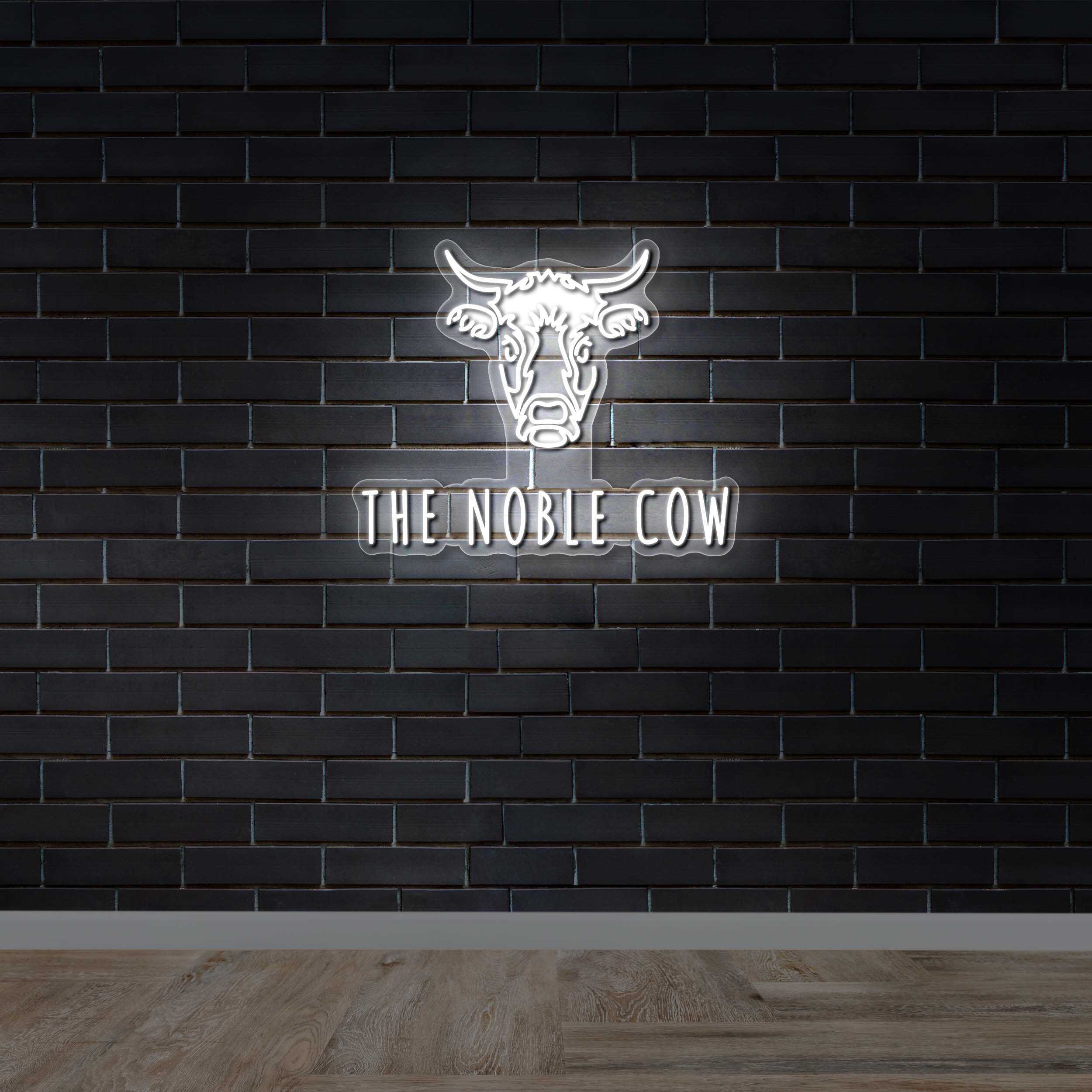 THE NOBLE COW - Premium Neon Artwork