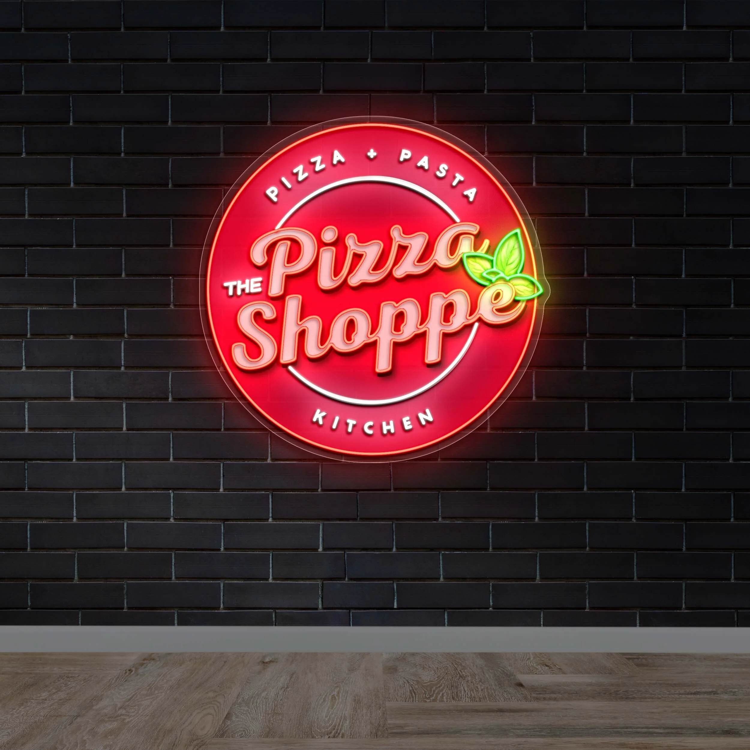 The Pizza Shoppe - Premium Neon Artwork