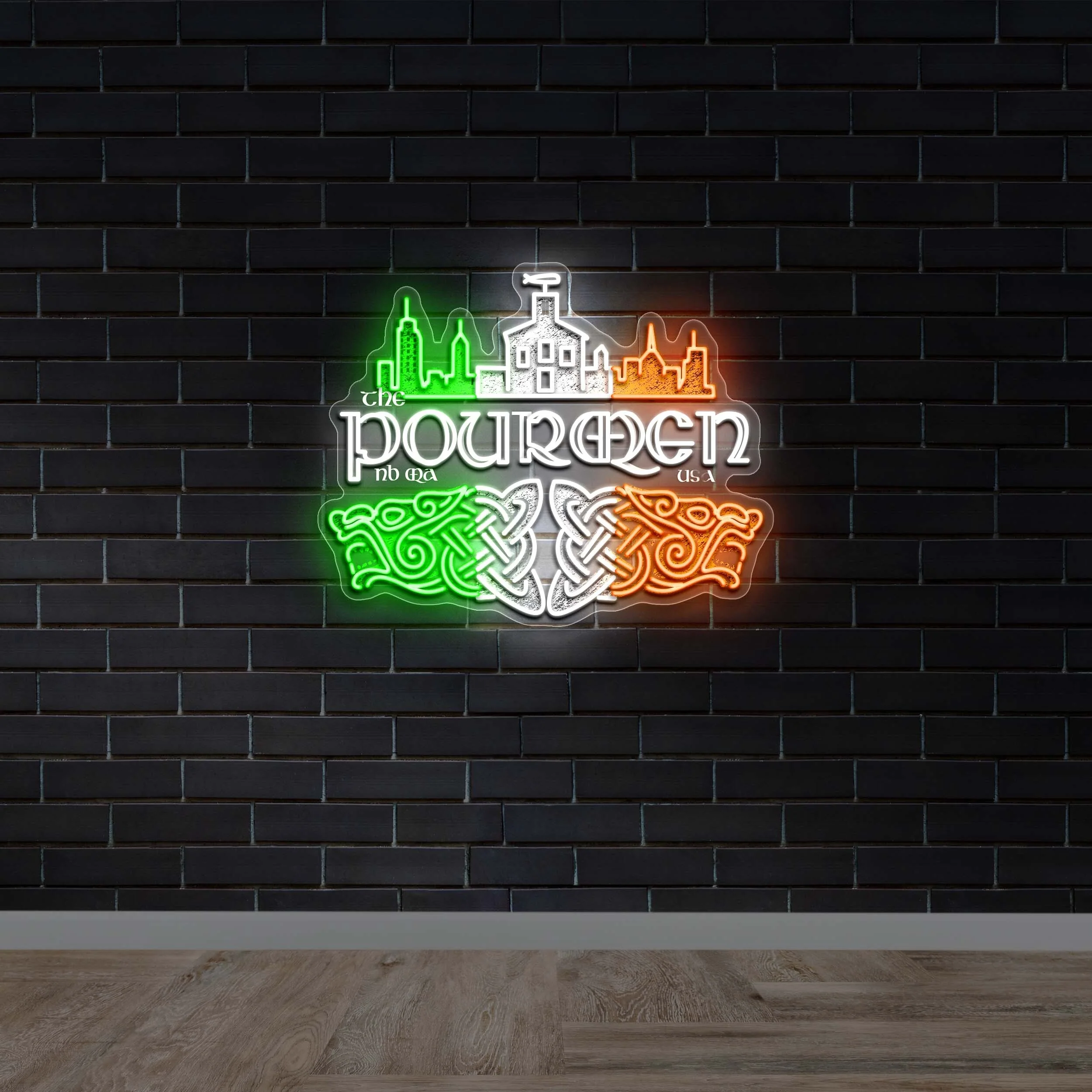 THE POURMEN - Premium Neon Artwork