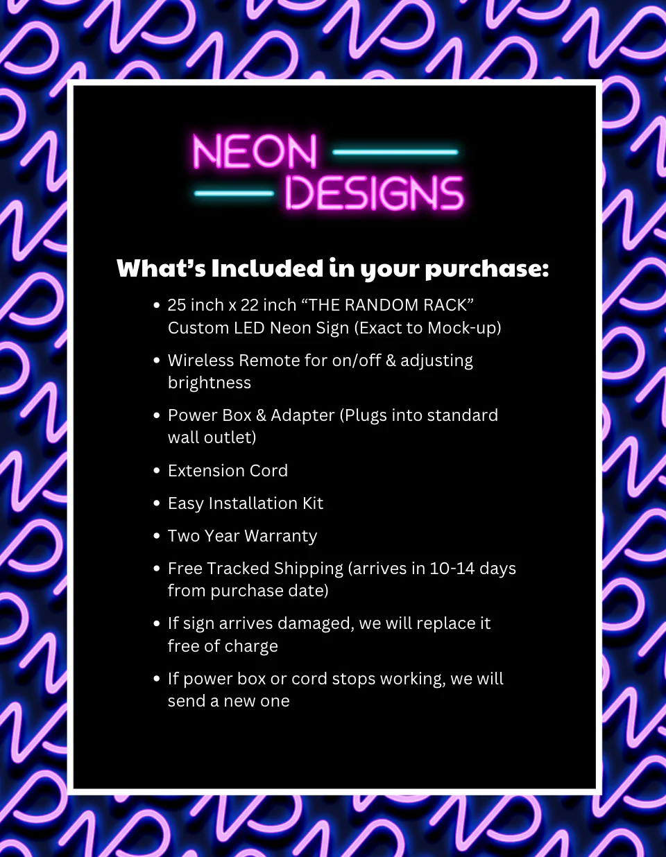 THE RANDOM RACK - Premium Neon Artwork - Image 2