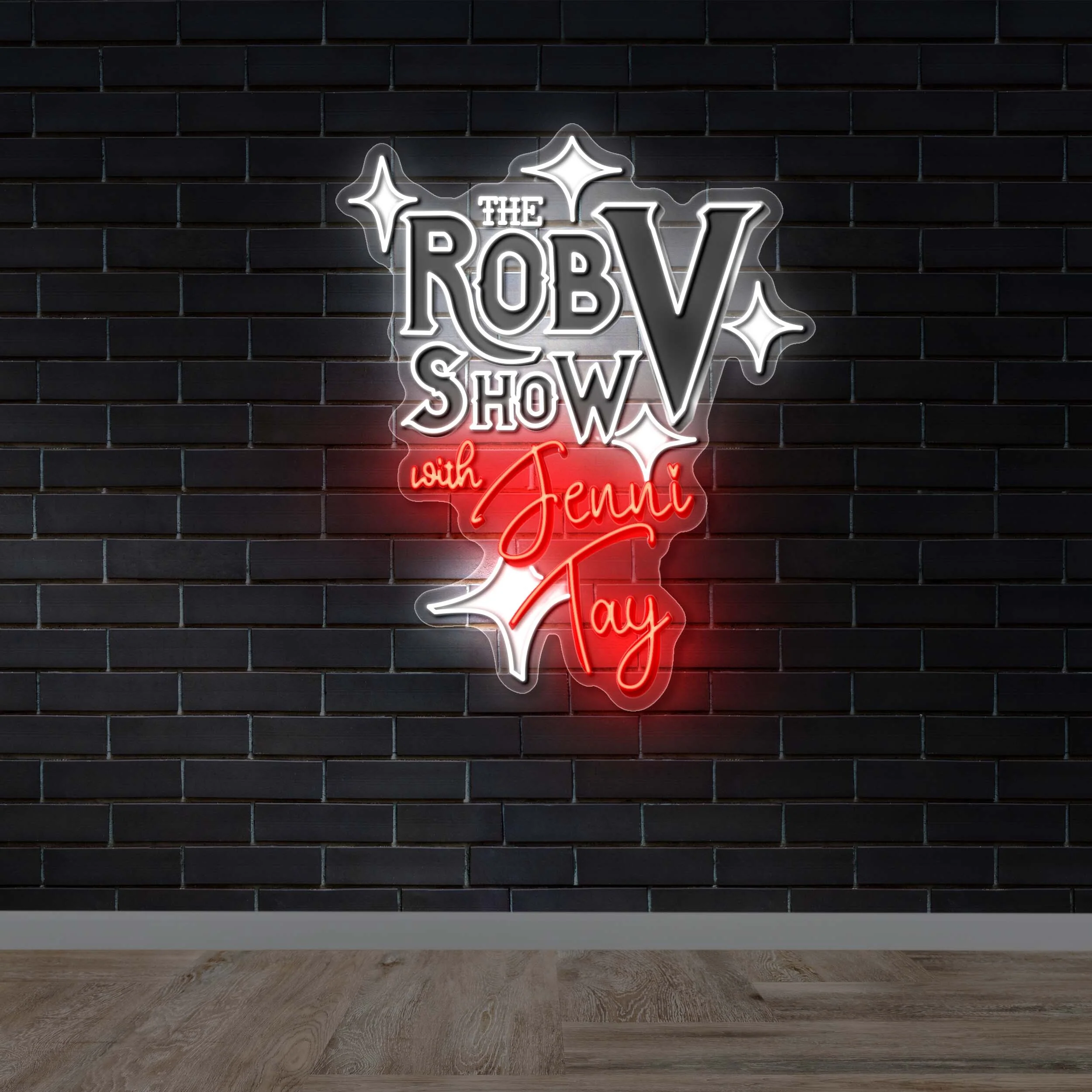 The RobV Show with Jenni Tay - Premium Neon Artwork
