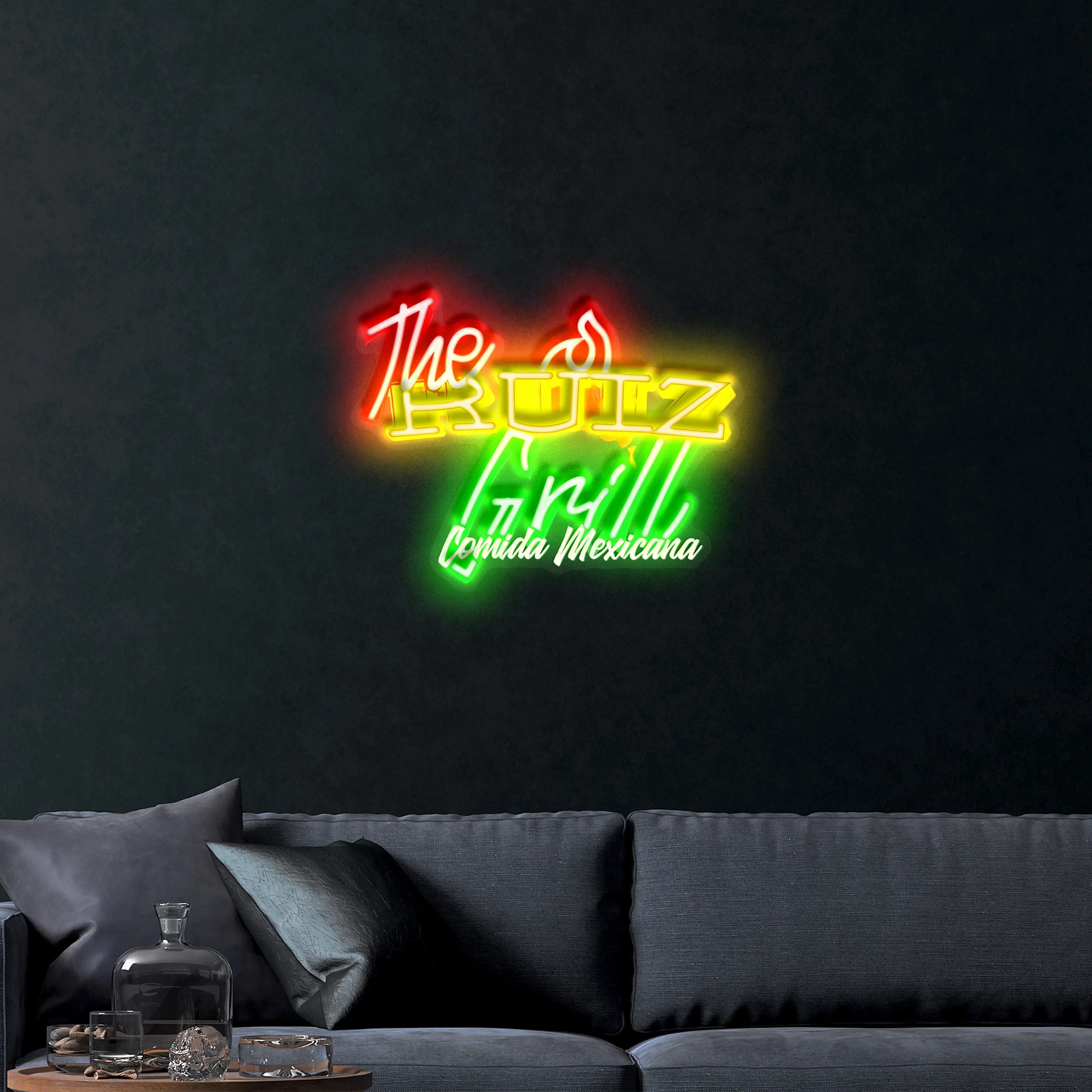 The Ruiz Grill – Premium Neon Artwork
