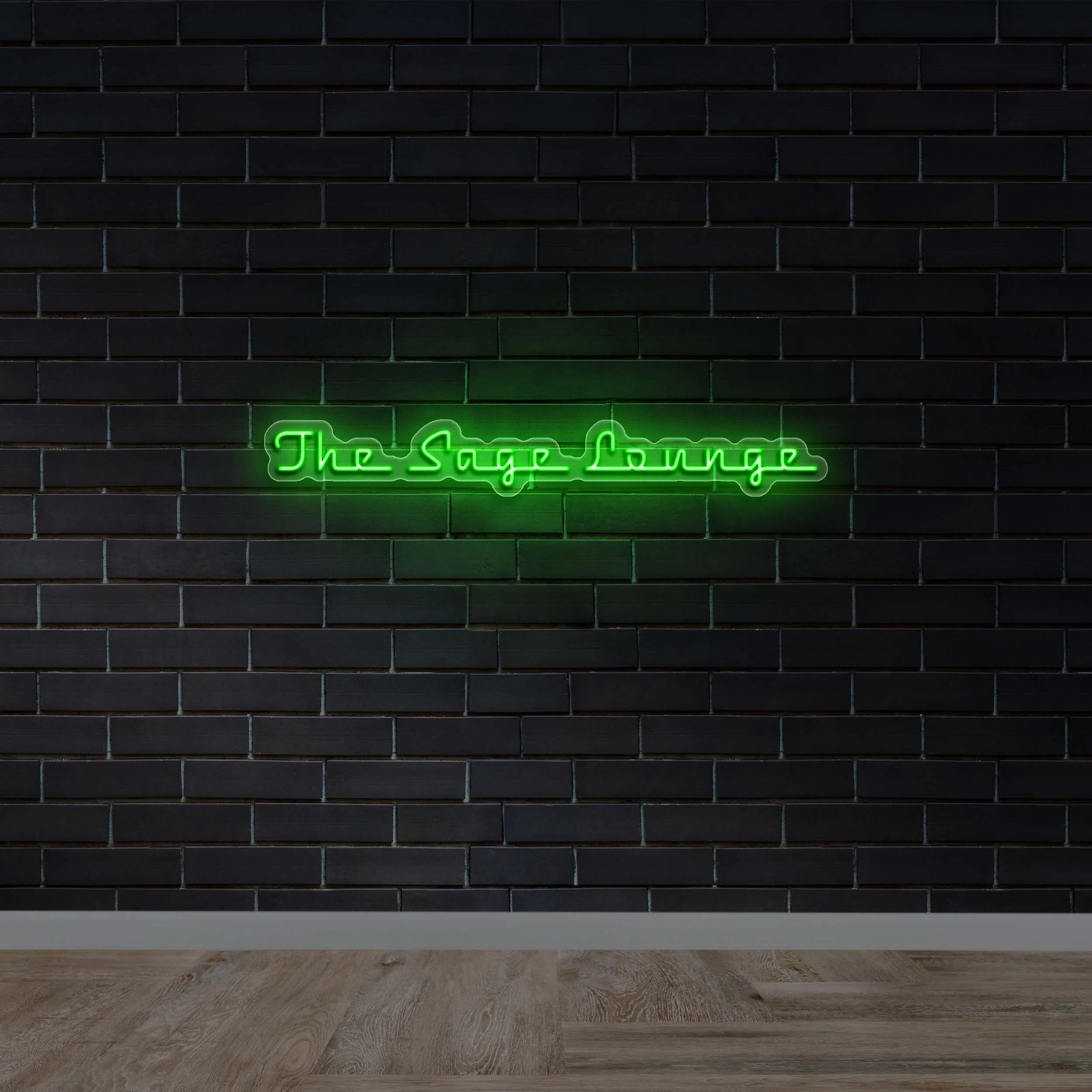 THE SAGE LOUNGE (one row) - Premium Neon Artwork