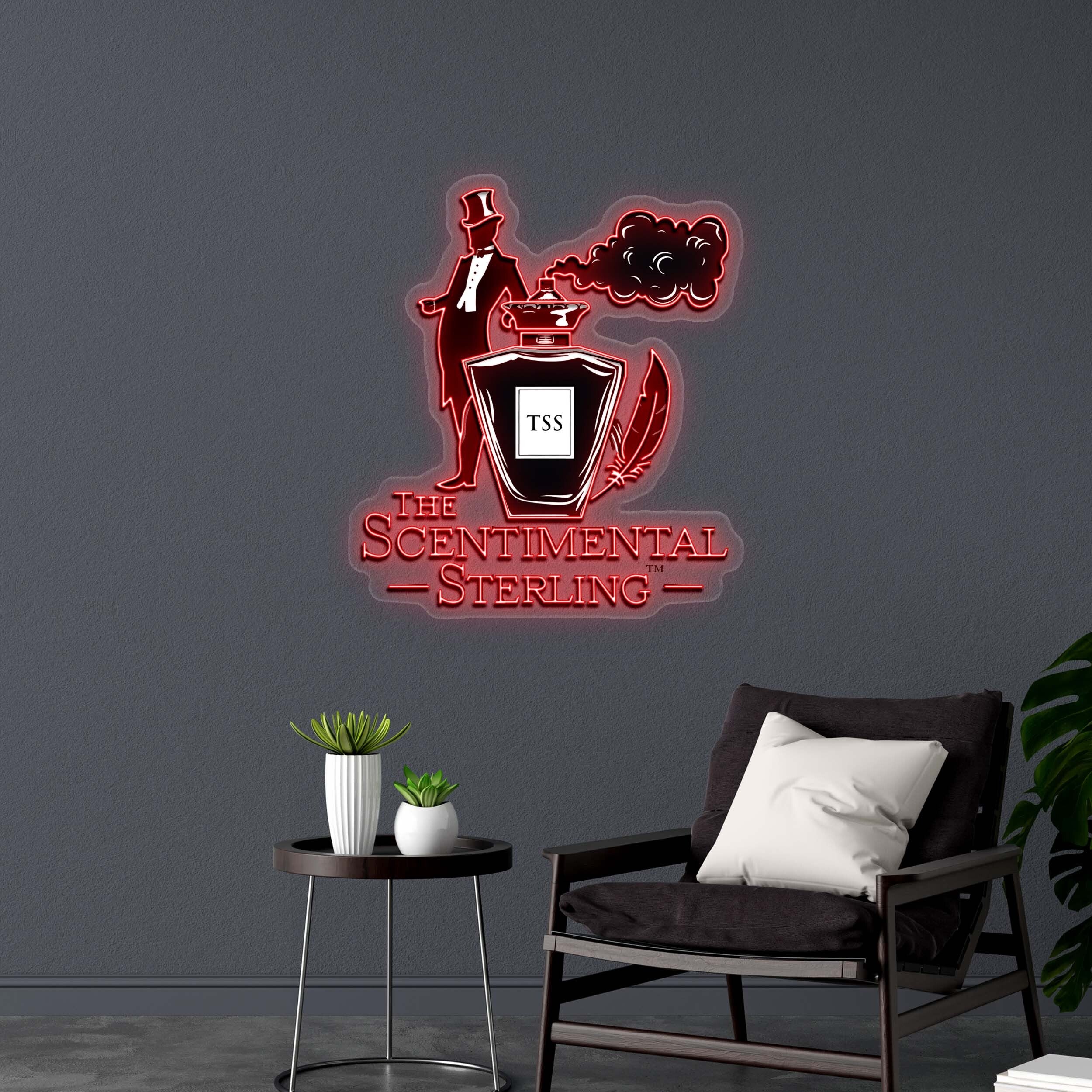 THE SCENTIMENTAL STERLING - Premium Neon Artwork
