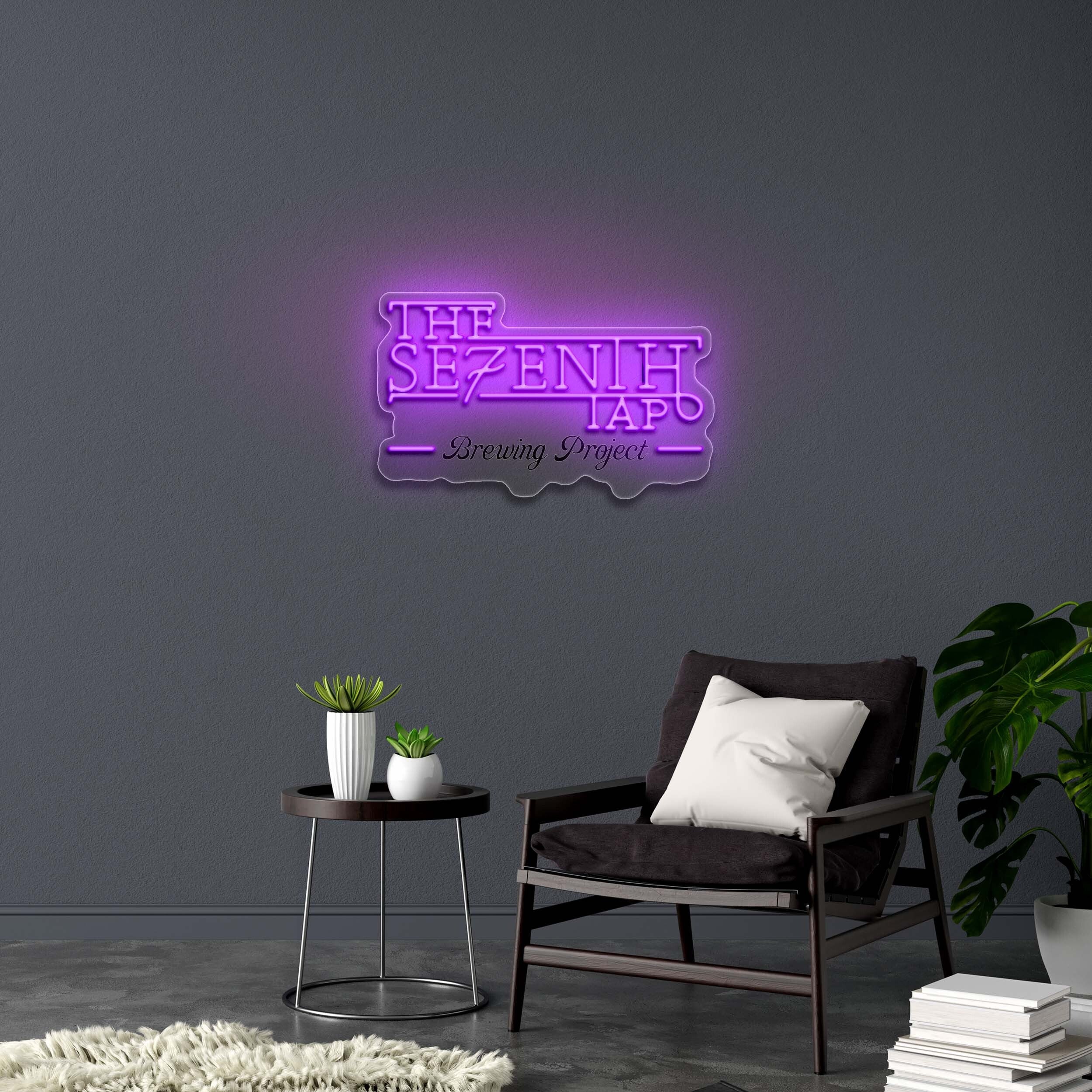The Seventh Tap Brewing Project - Premium Neon Artwork