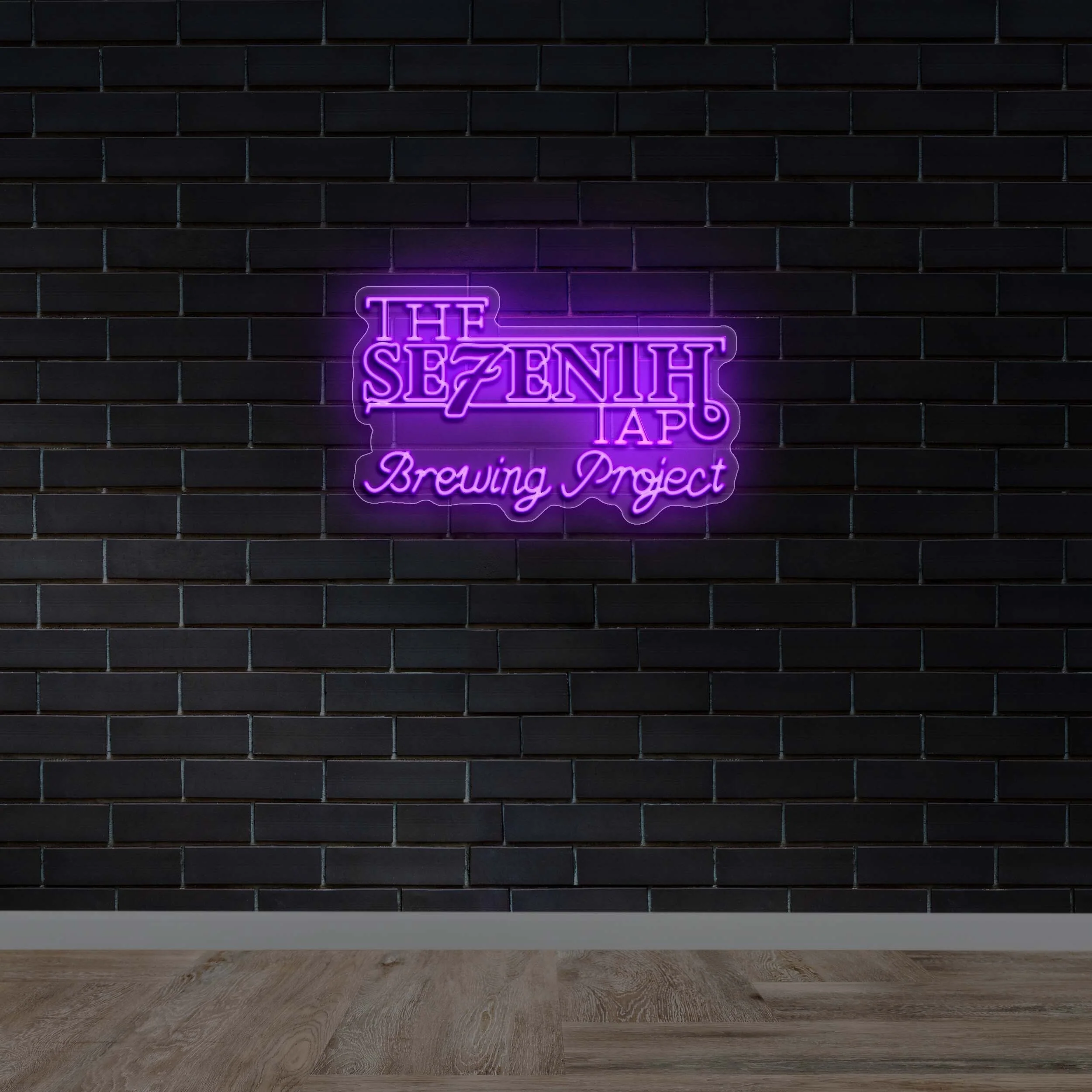 The Seventh Tap Brewing Project - Premium Neon Artwork - Image 2