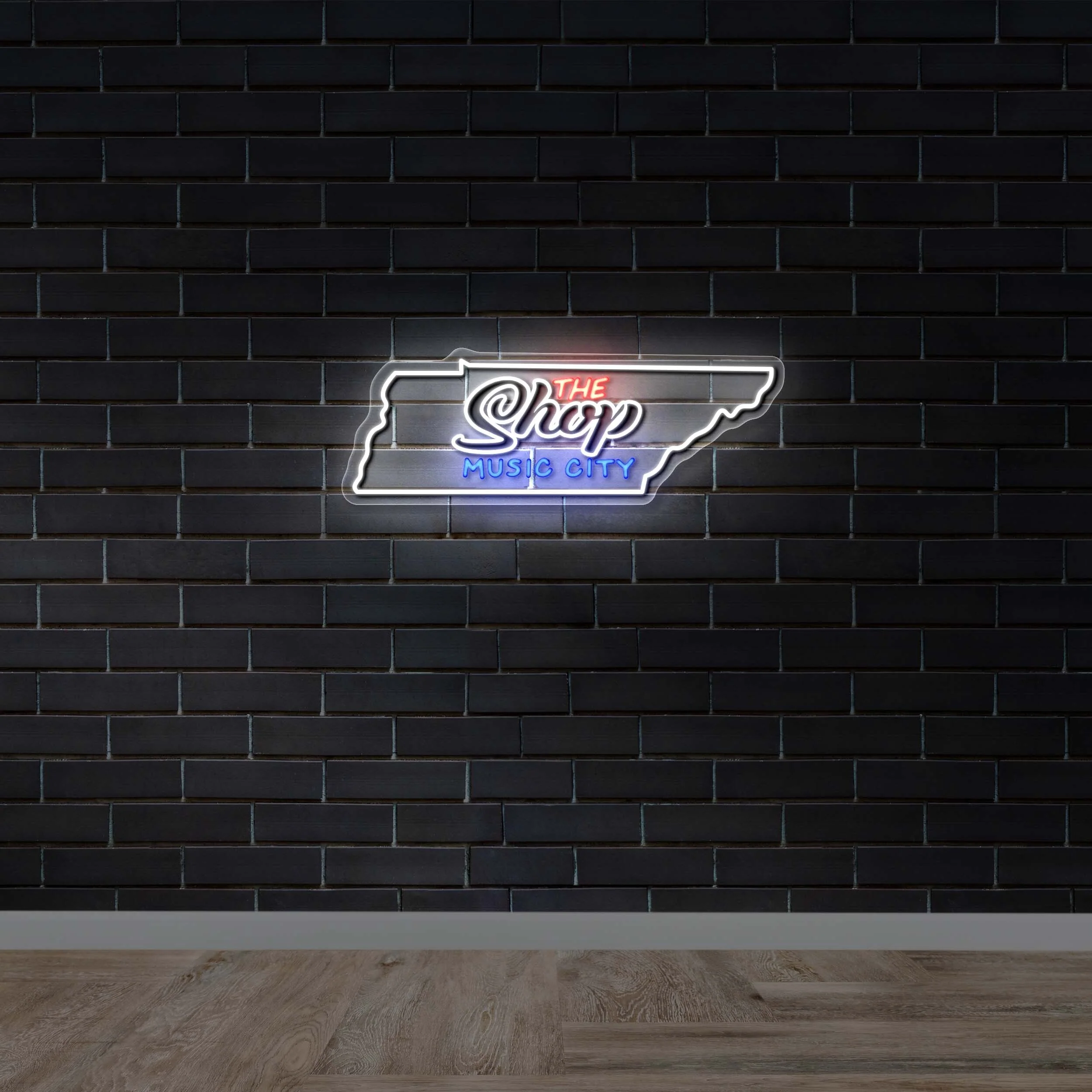 The Shop Music City - Premium Neon Artwork