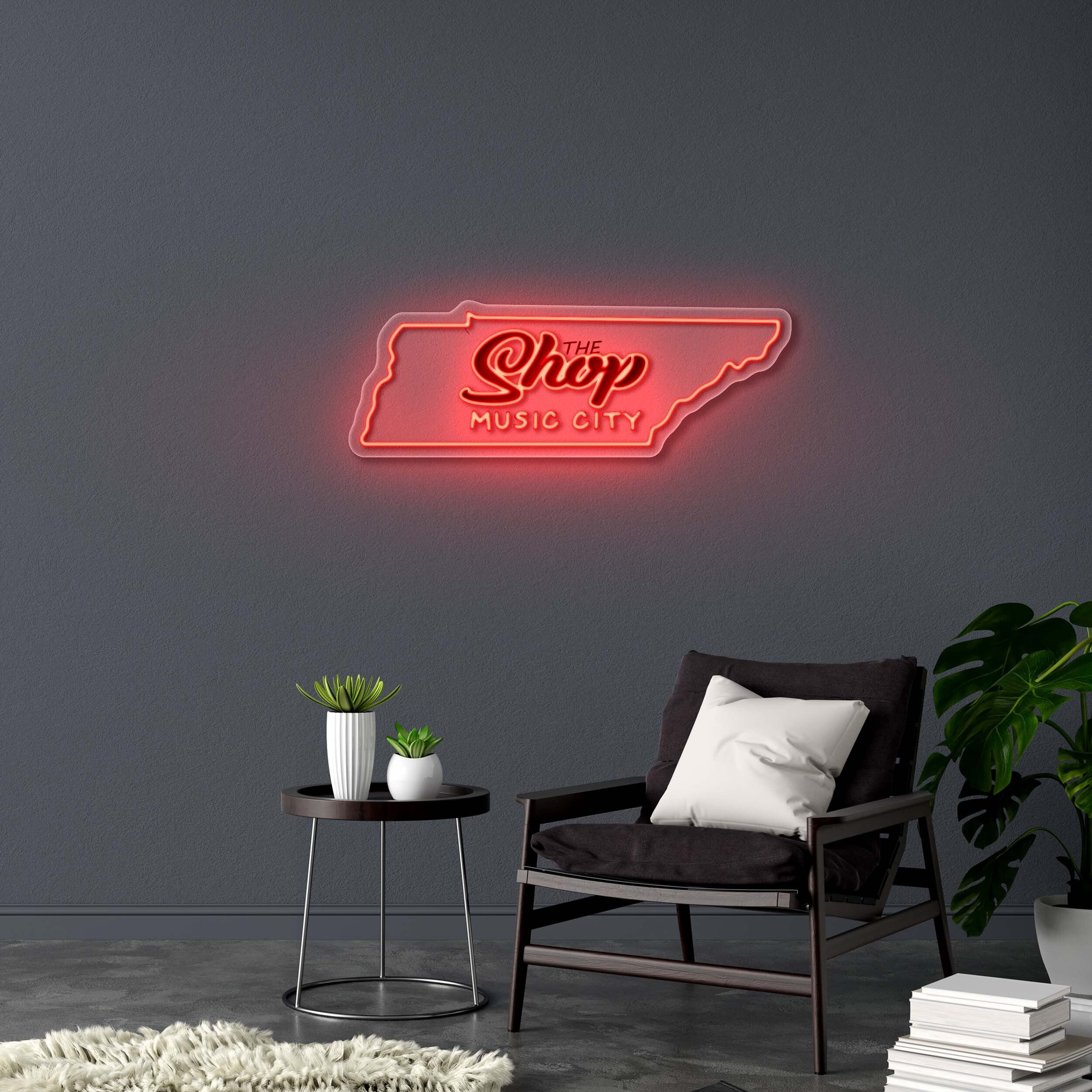 The Shop Music City - Premium Neon Artwork - Image 3