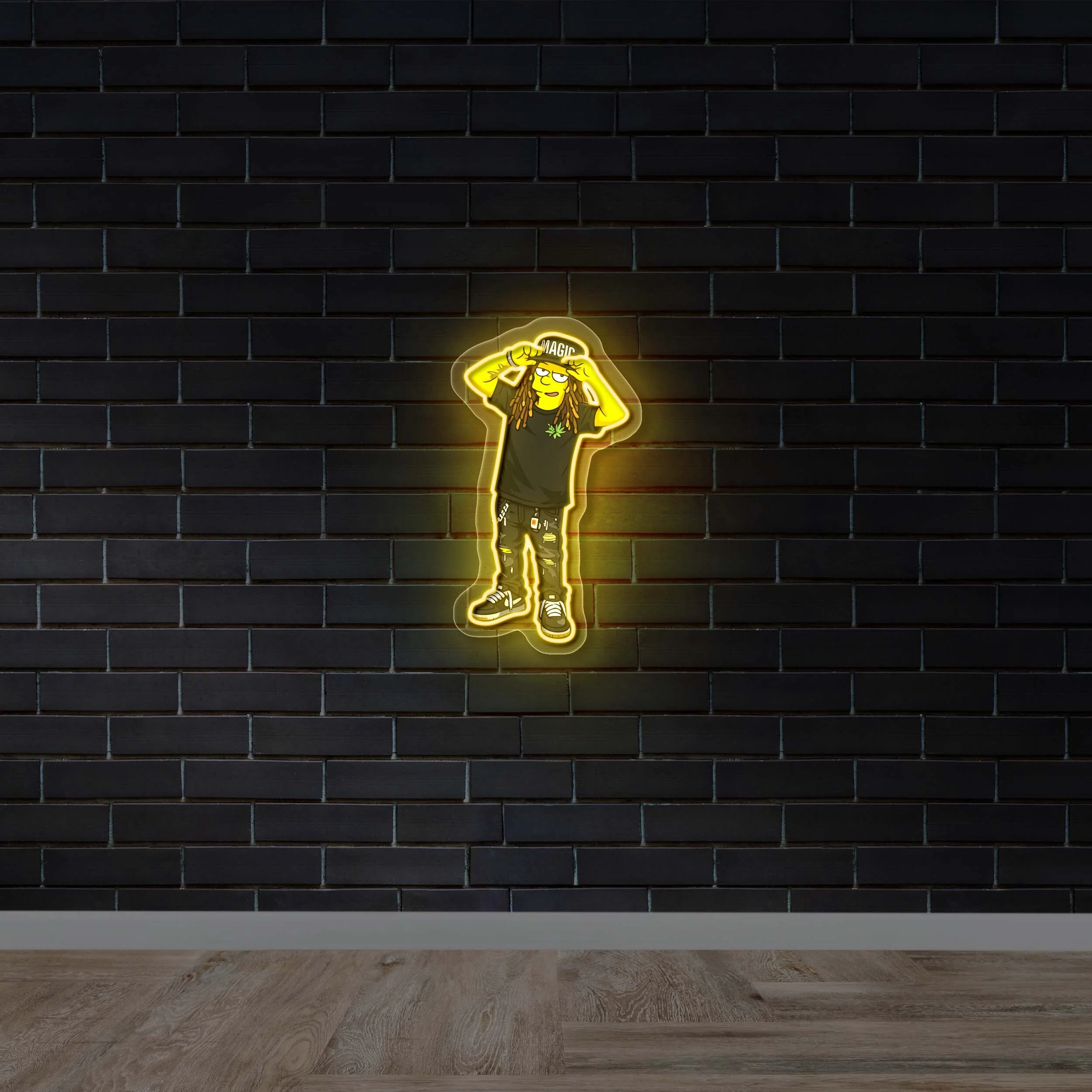 The Simpson - Premium Neon Artwork