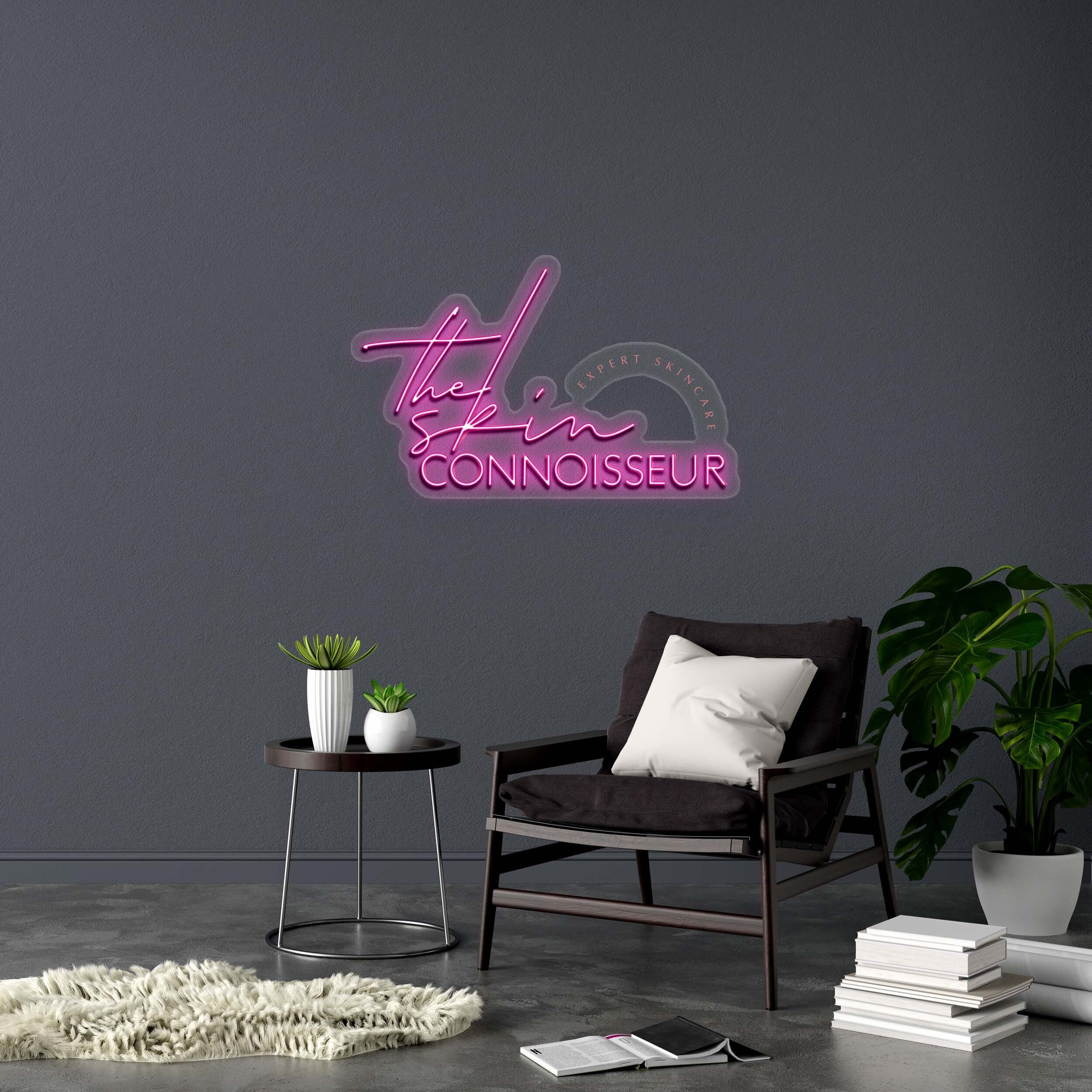 The Skin CONNOISSEUR - Premium Neon Artwork