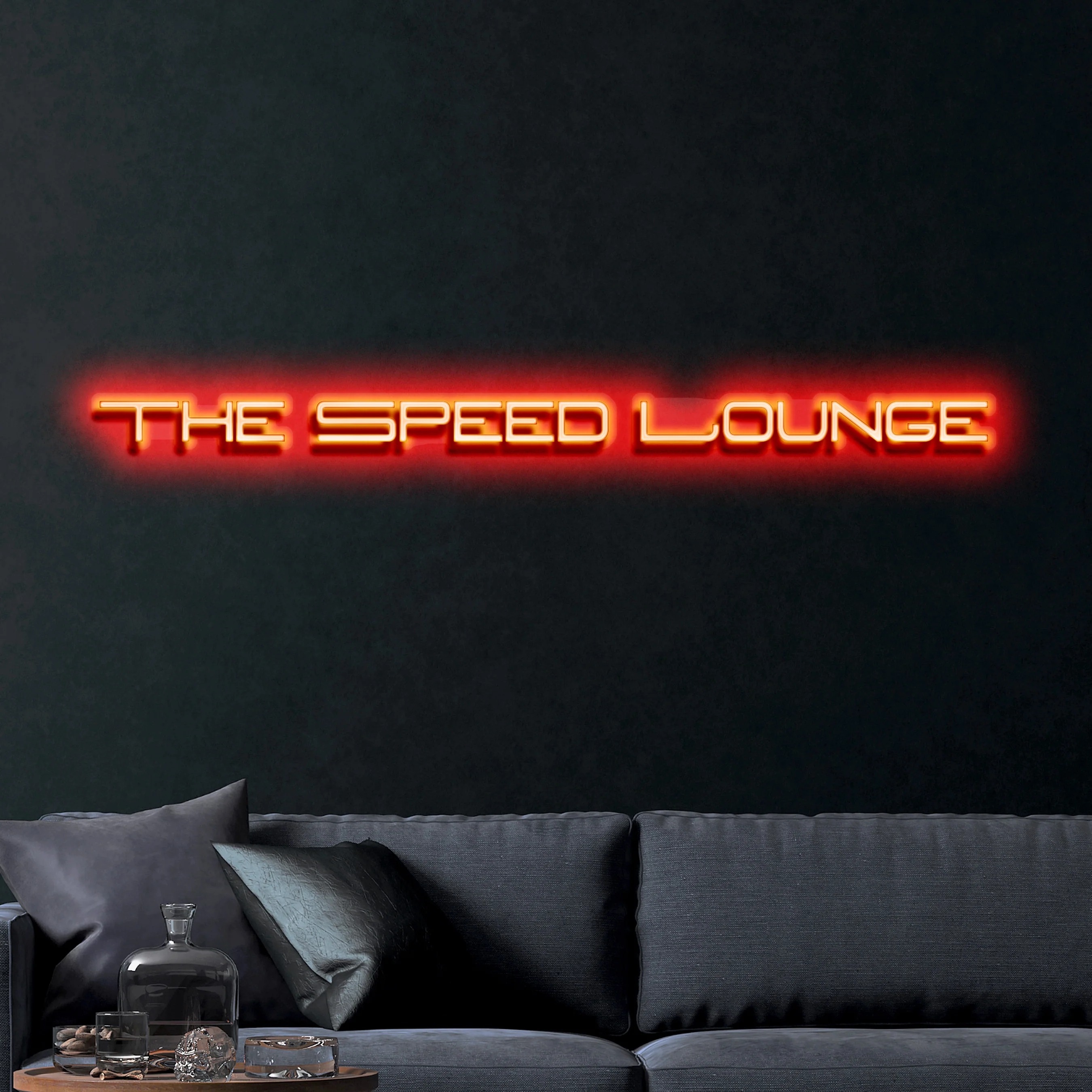 The Speed Lounge – Premium Neon Artwork