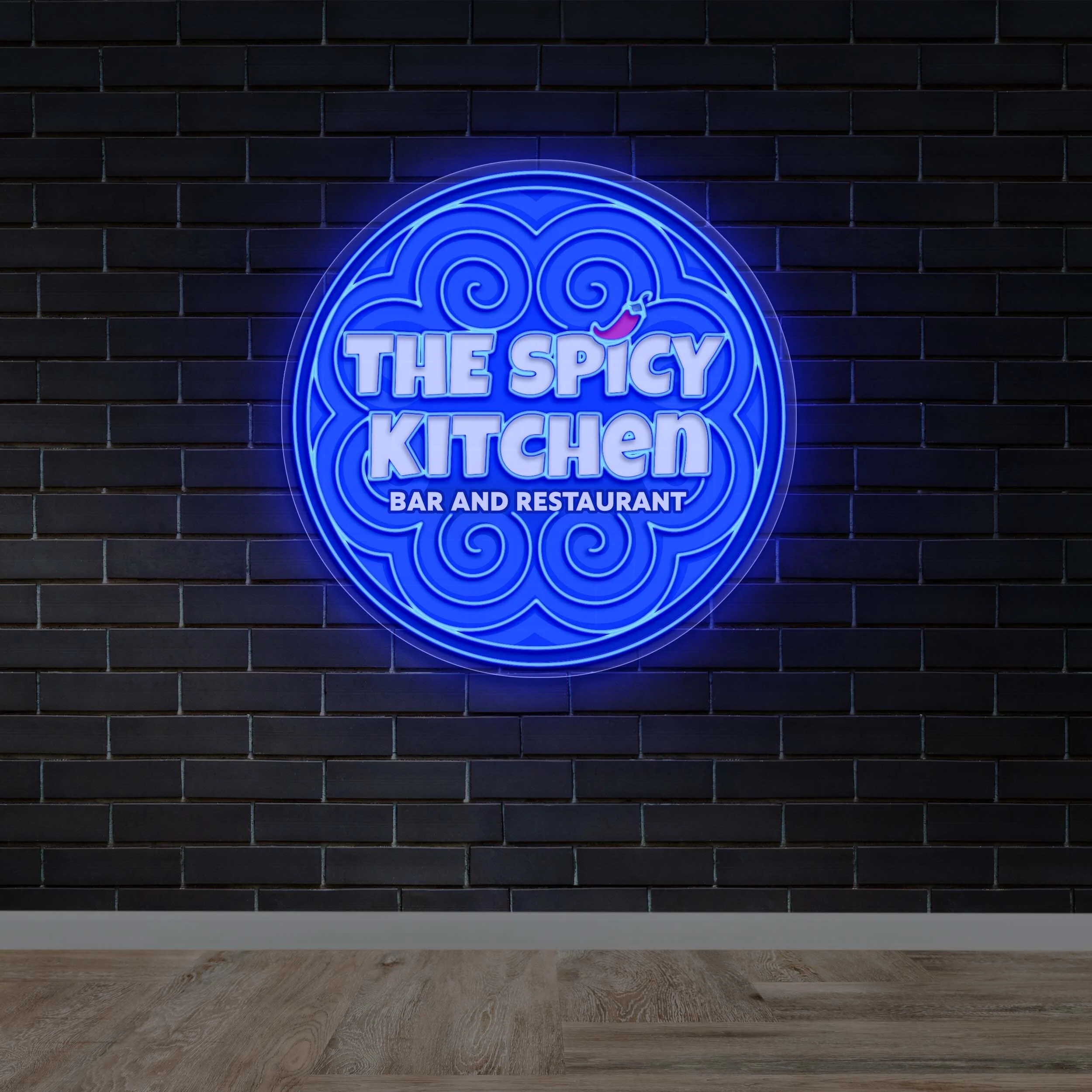 The Spicy Kitchen - Premium Neon Artwork