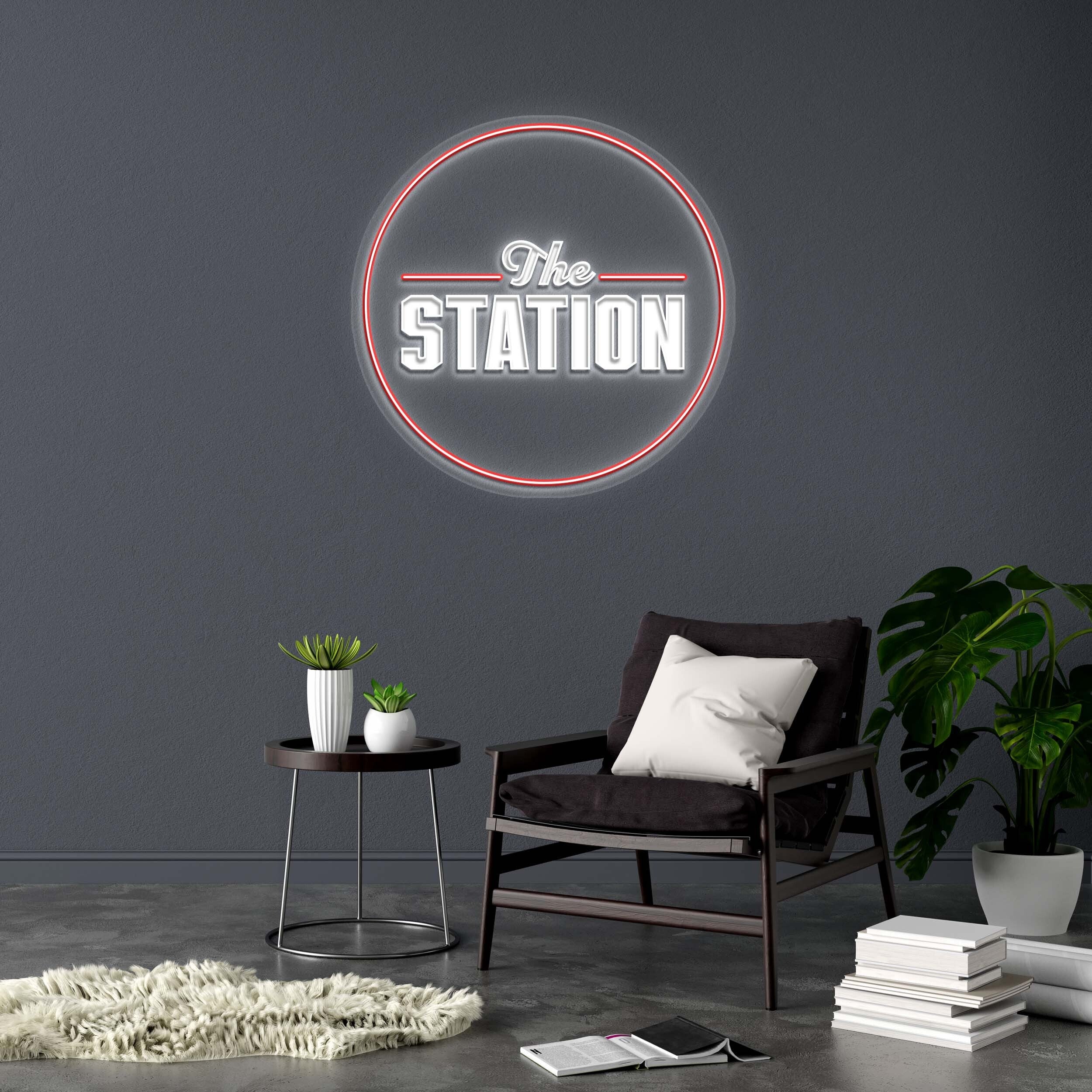 The STATION - Premium Neon Artwork