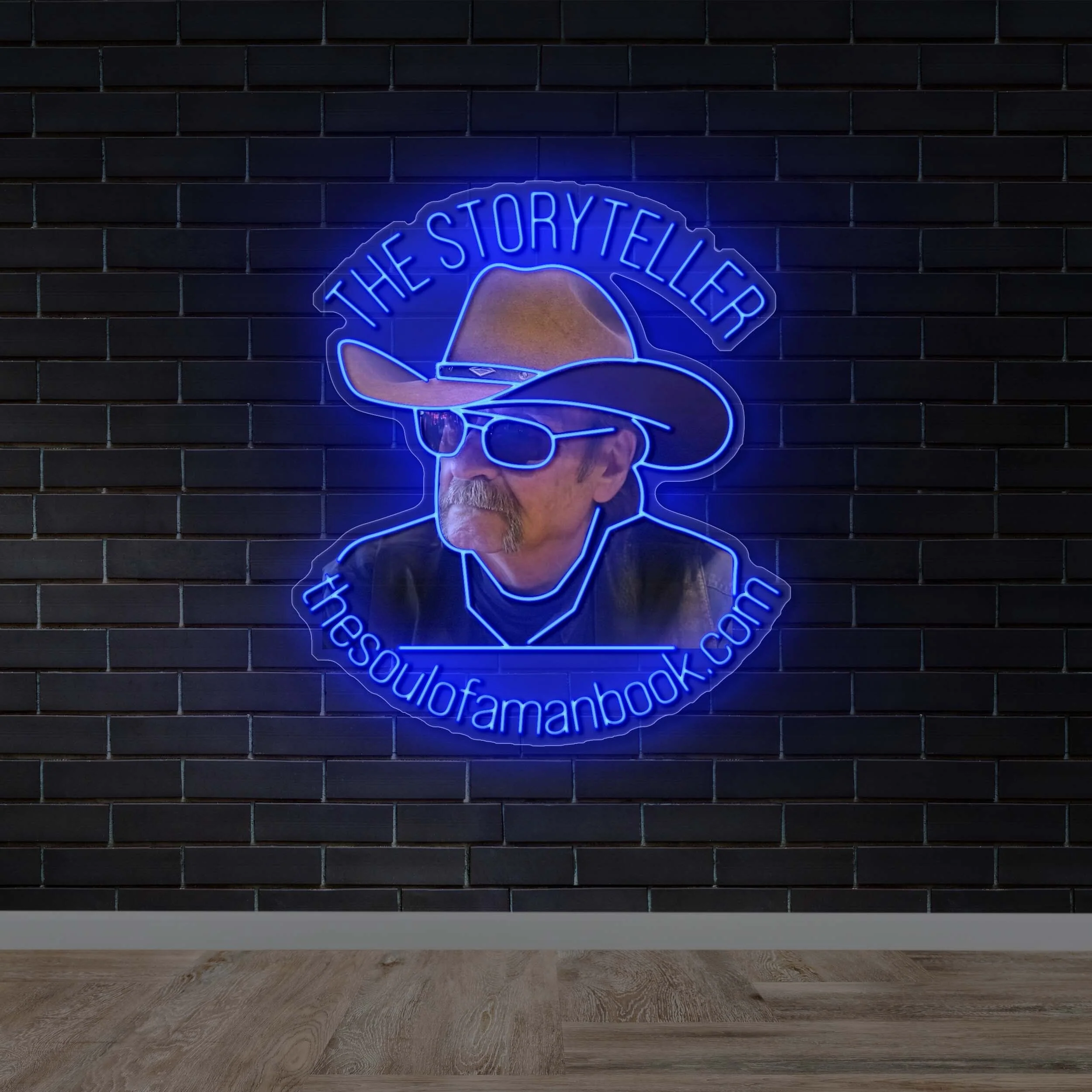 THE STORYTELLER - Premium Neon Artwork