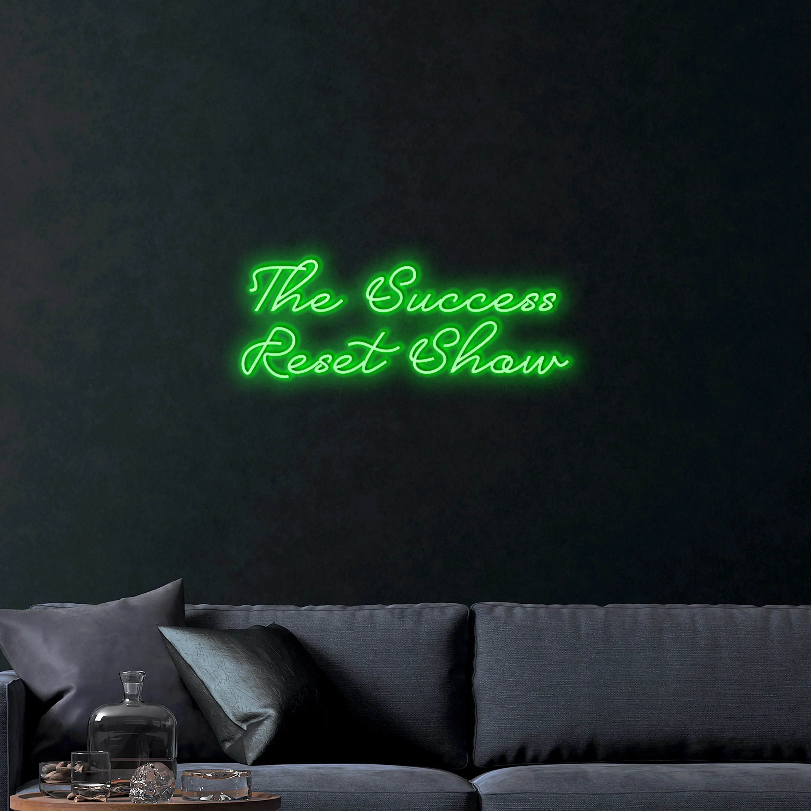 The Success Reset Show – Premium Neon Artwork