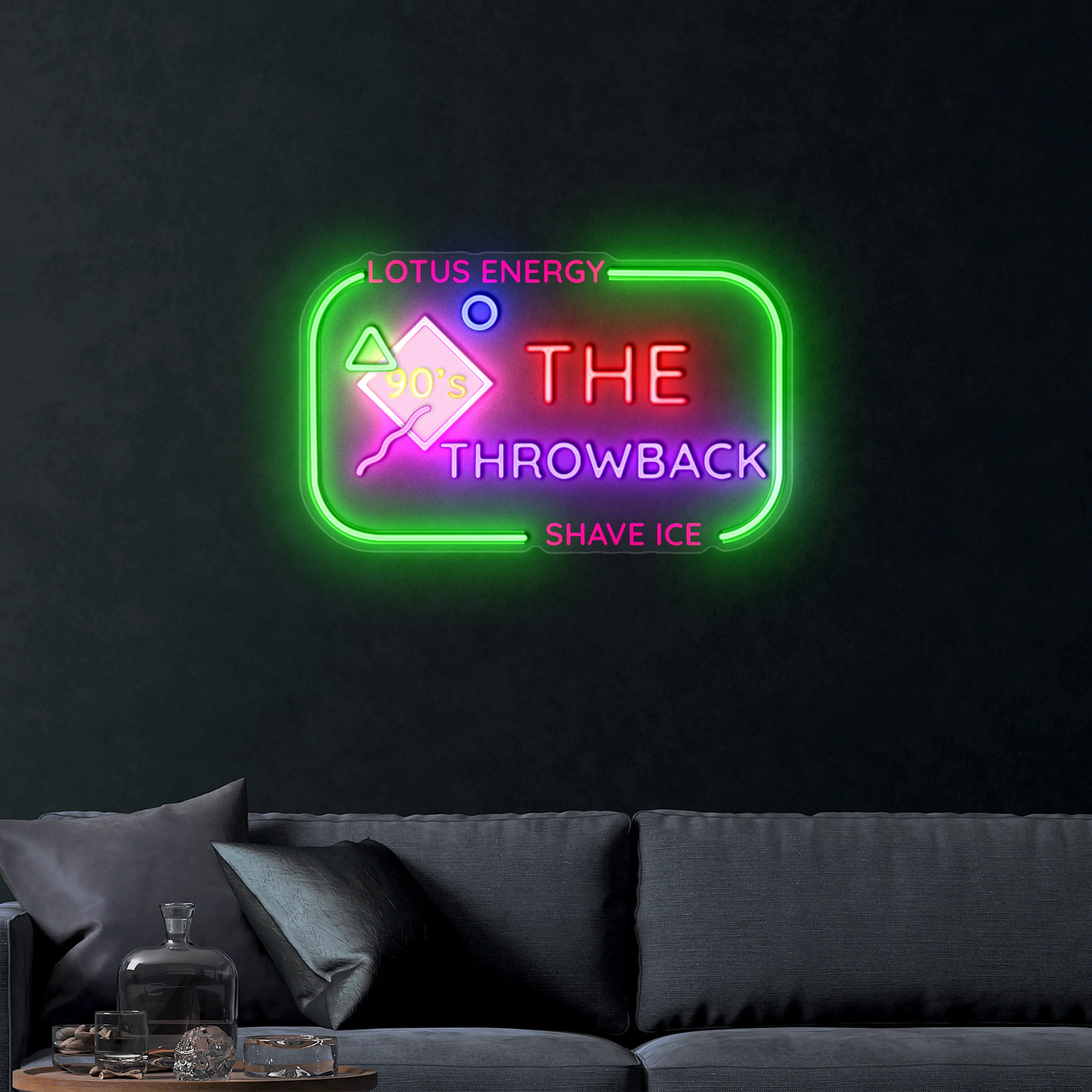 The Throwback – Premium Neon Artwork