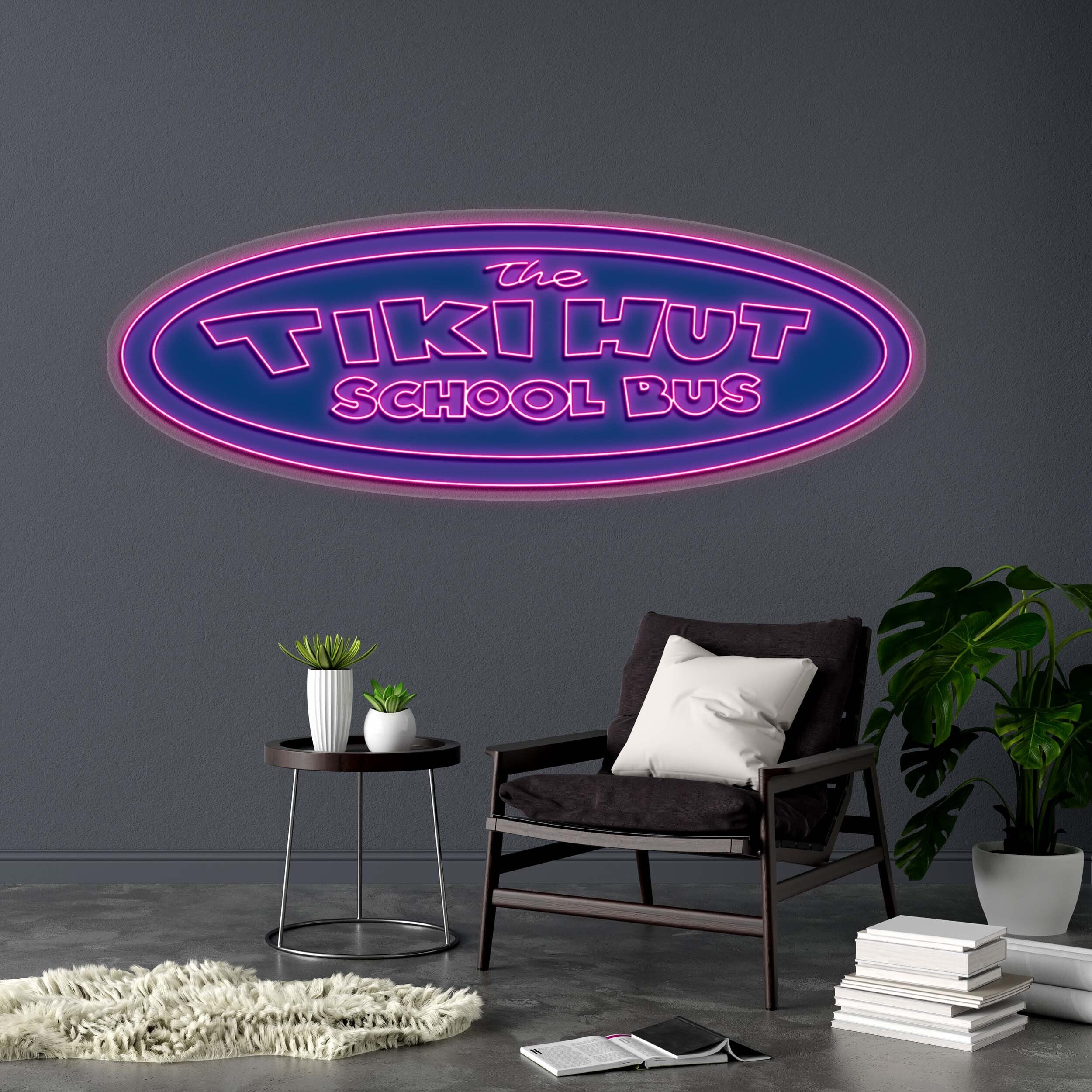 THE TIKI HUT - Premium Neon Artwork