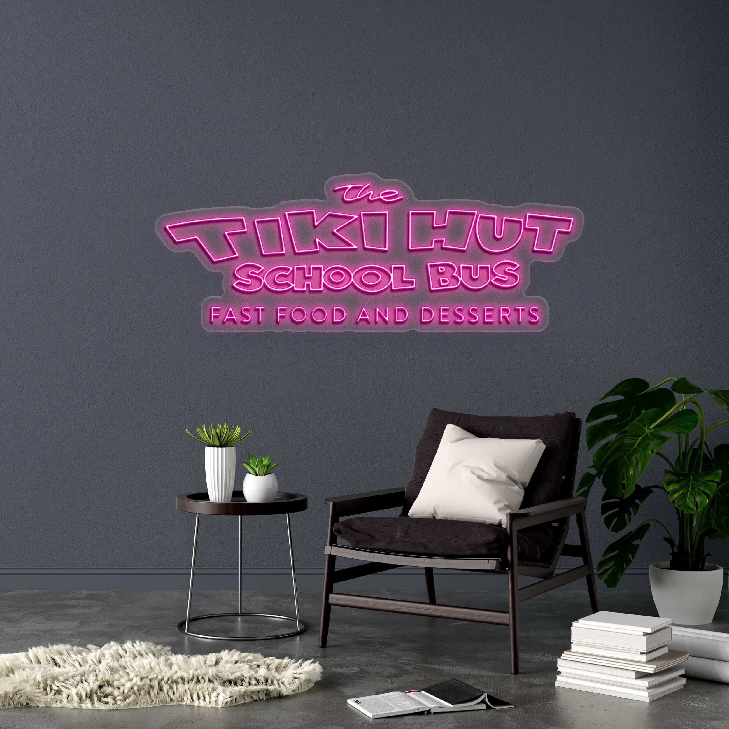 THE TIKI HUT (version 2) - Premium Neon Artwork