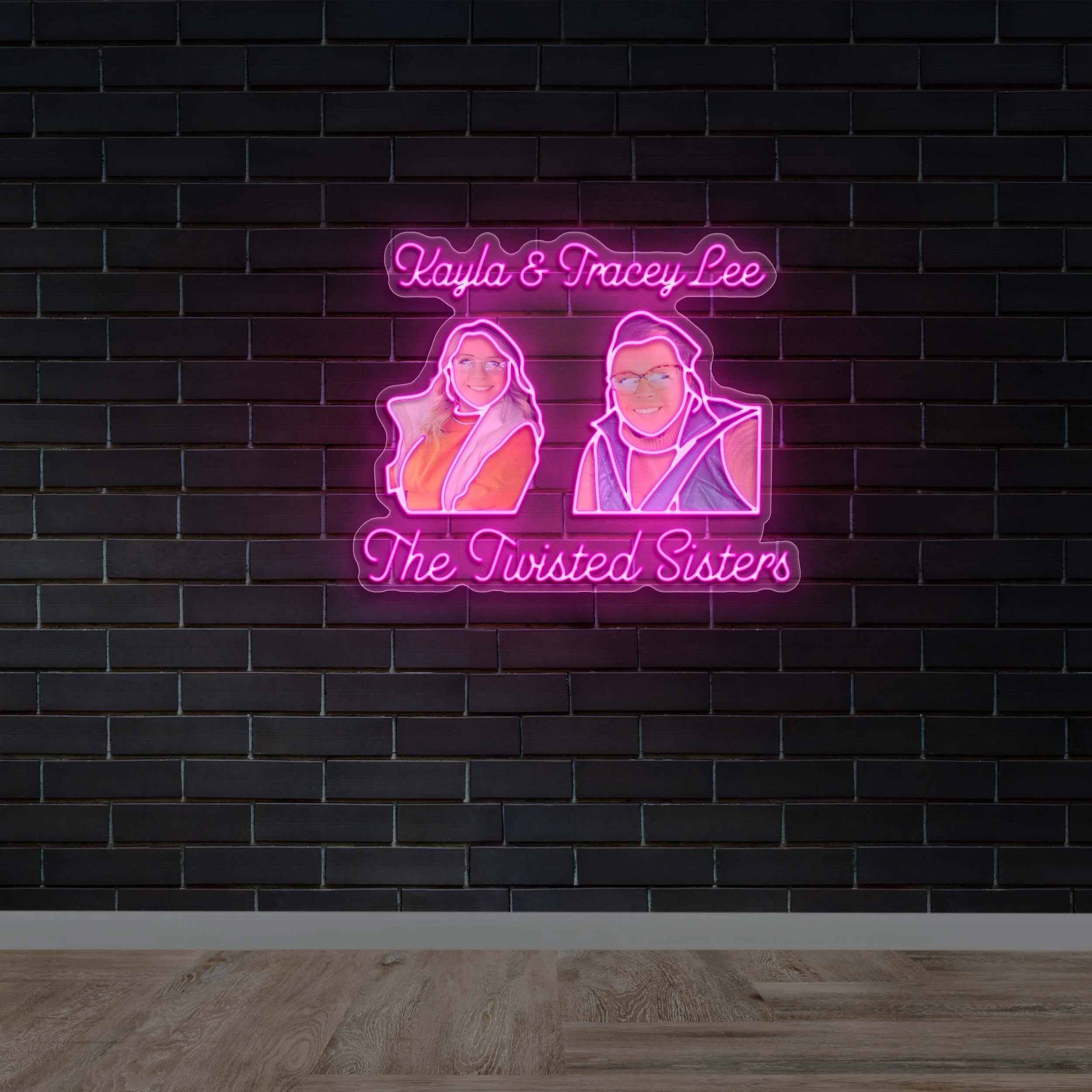 The Twisted Sisters - Premium Neon Artwork