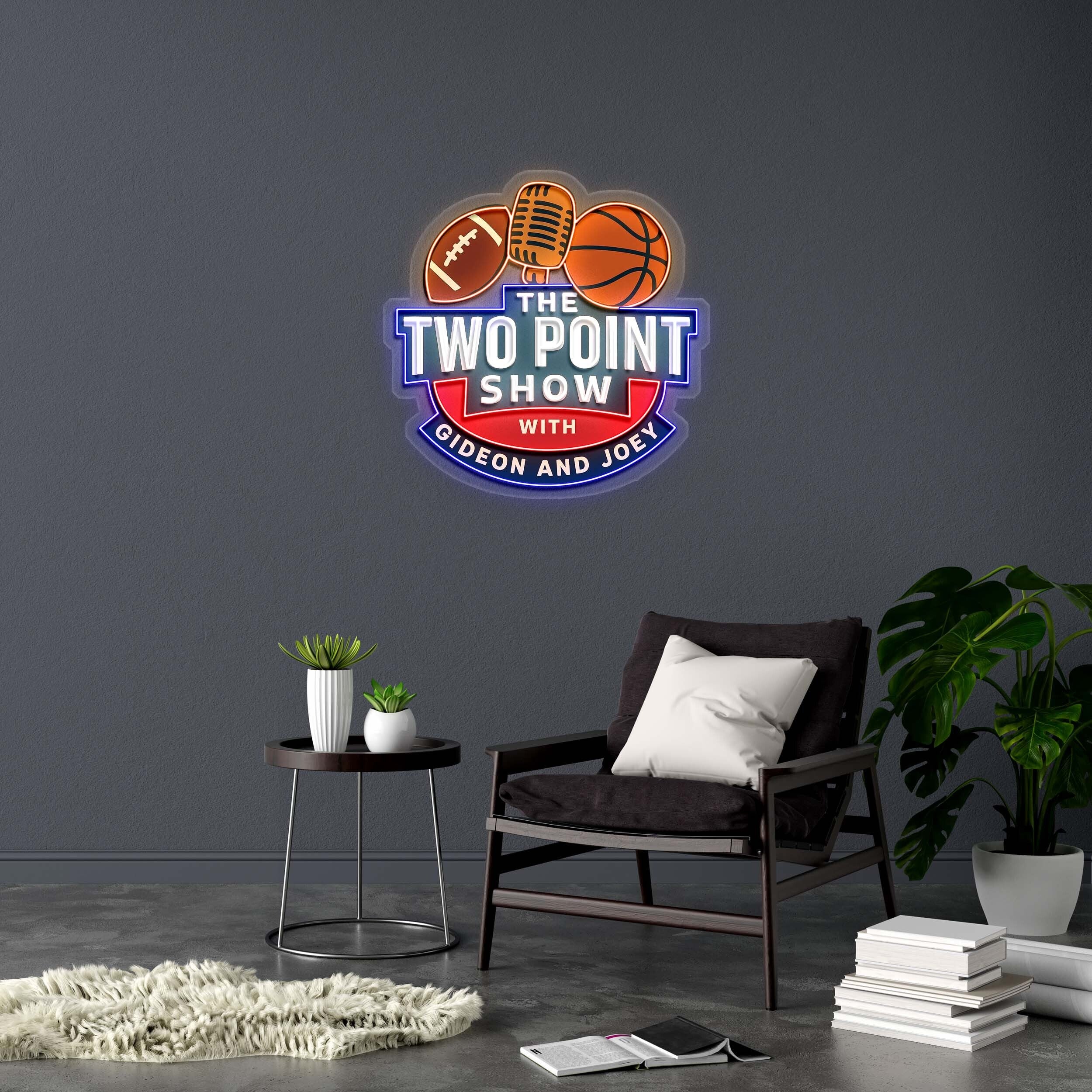 THE TWO POINT SHOW - Premium Neon Artwork
