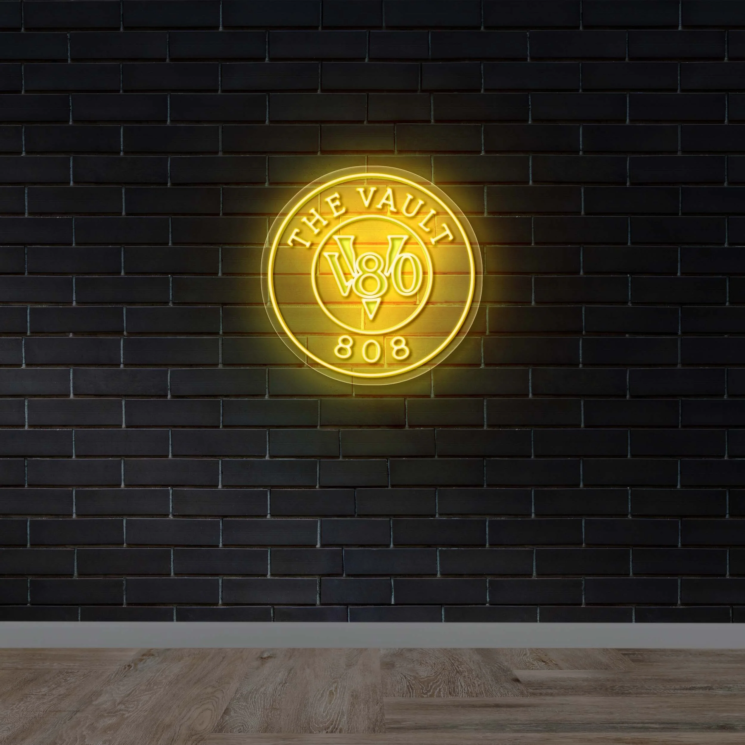THE VAULT 808 - Premium Neon Artwork
