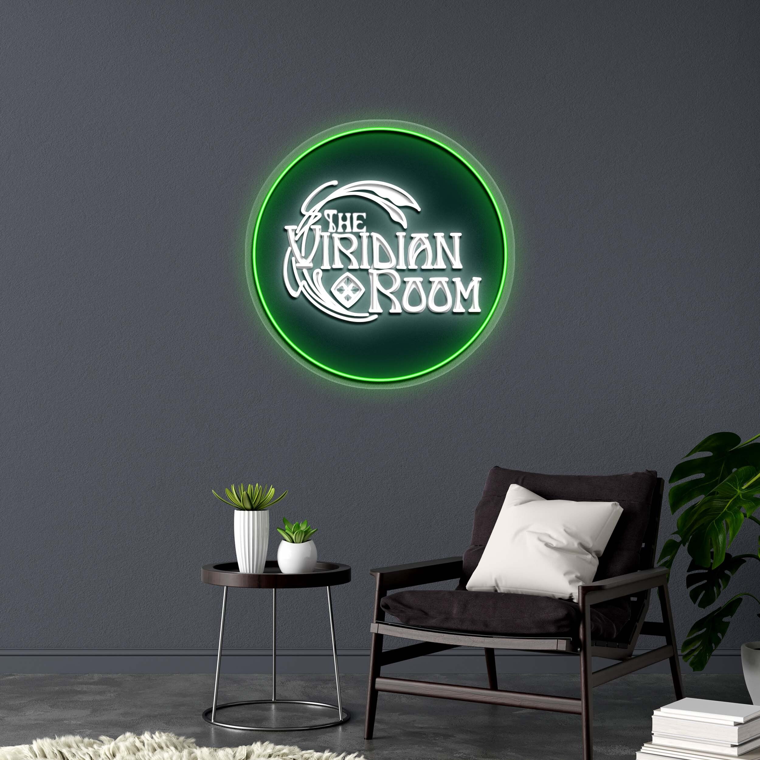 THE VIRIDIAN ROOM - Premium Neon Artwork