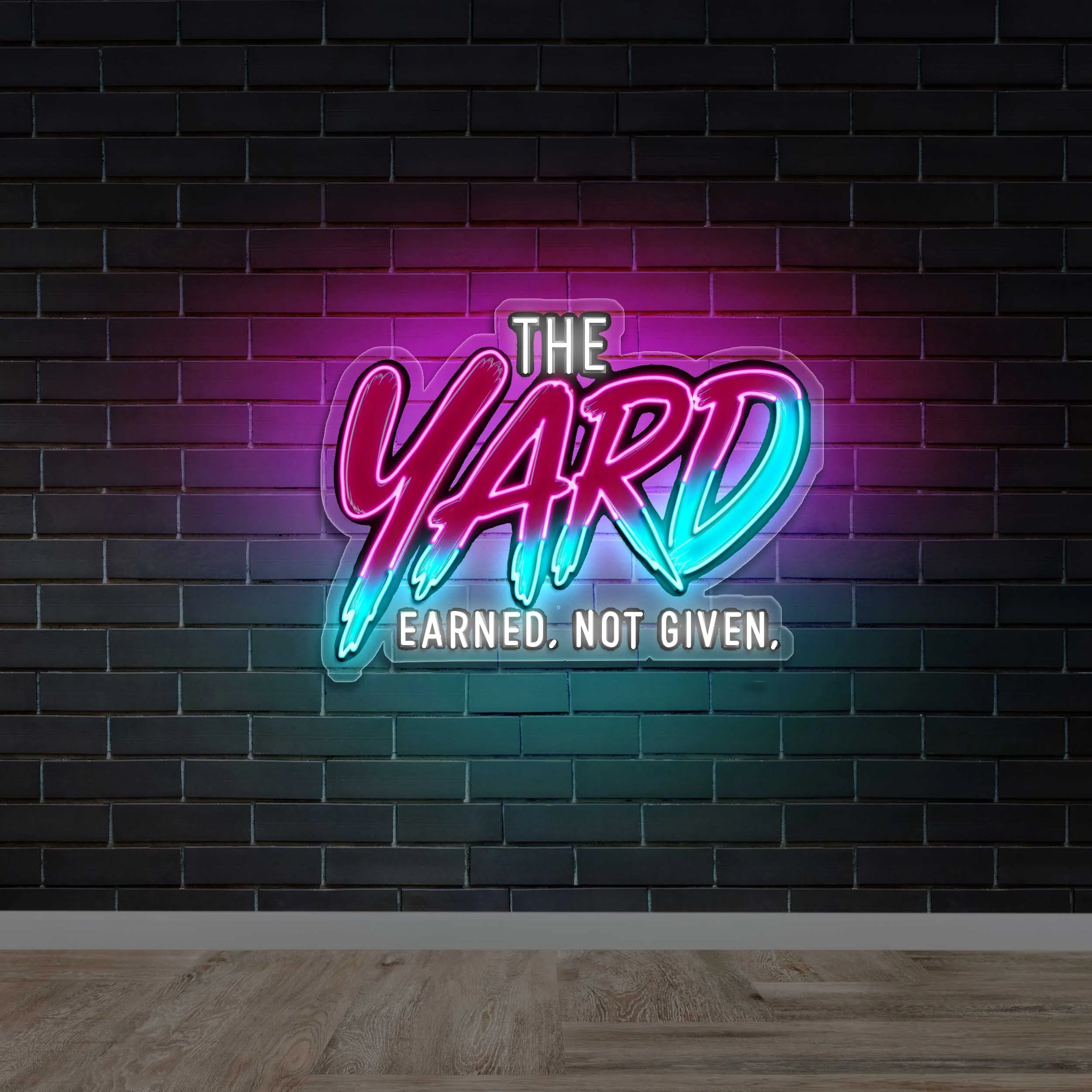 THE YARD - Premium Neon Artwork