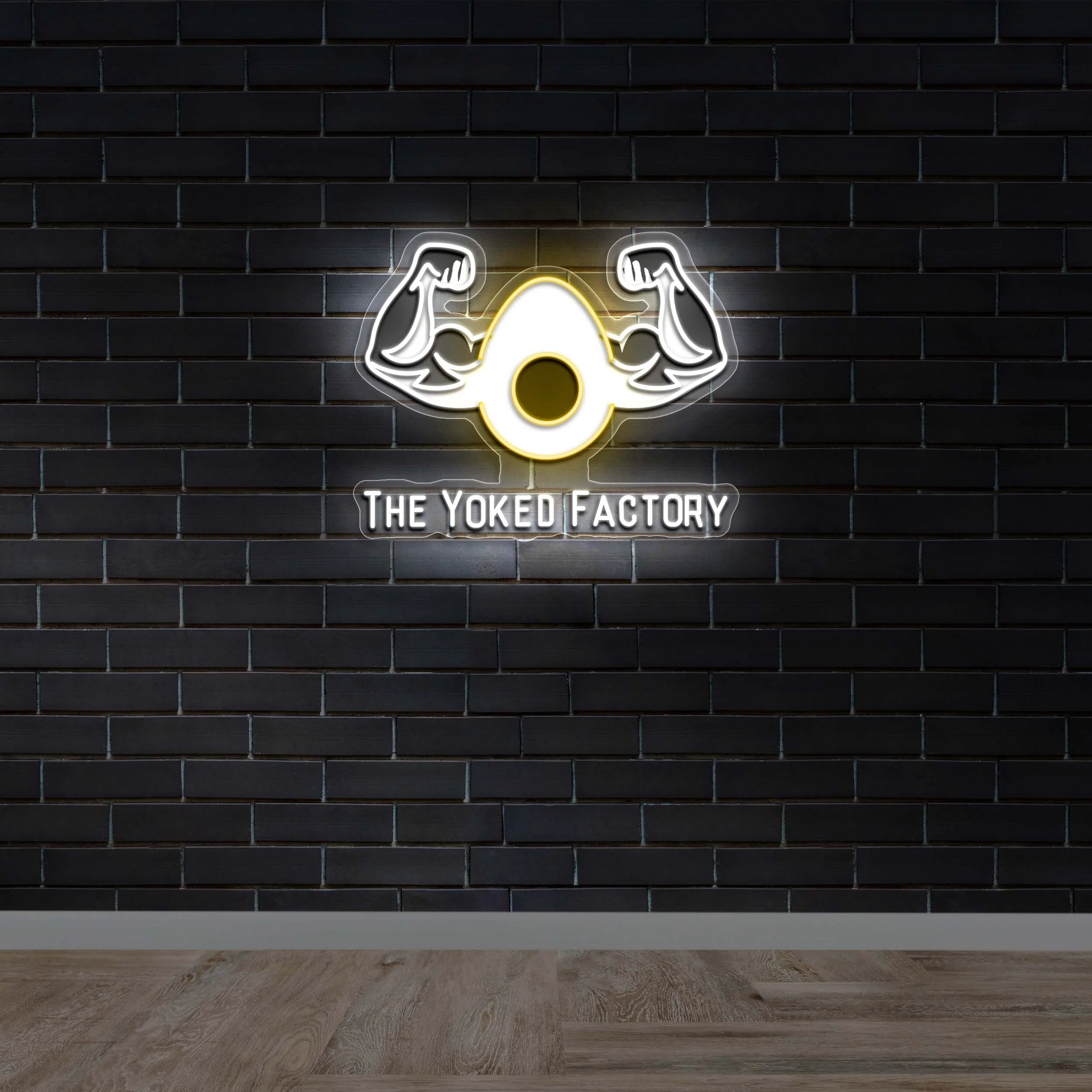 THE YOKED FACTORY - Premium Neon Artwork