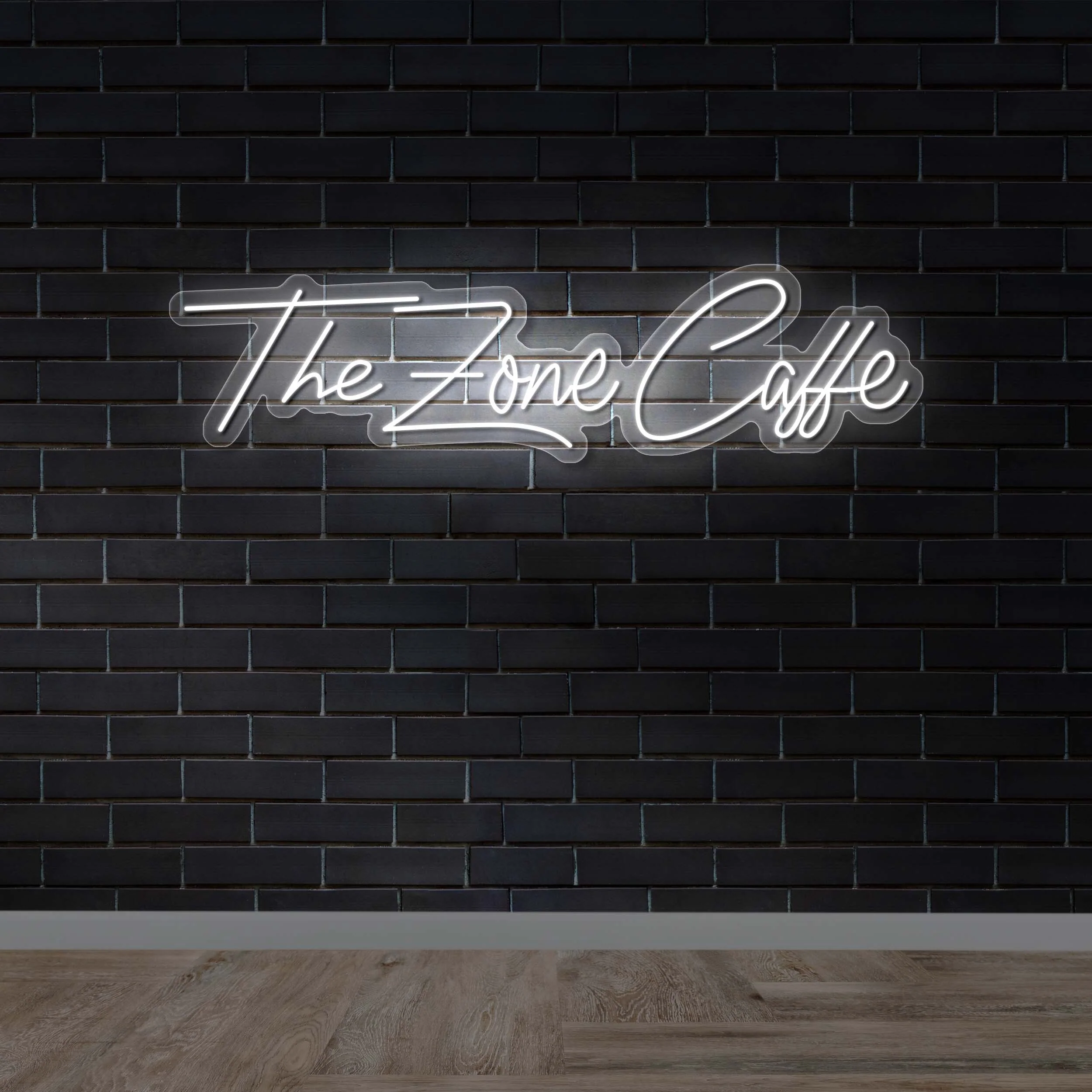 The Zone Caffe - Premium Neon Artwork