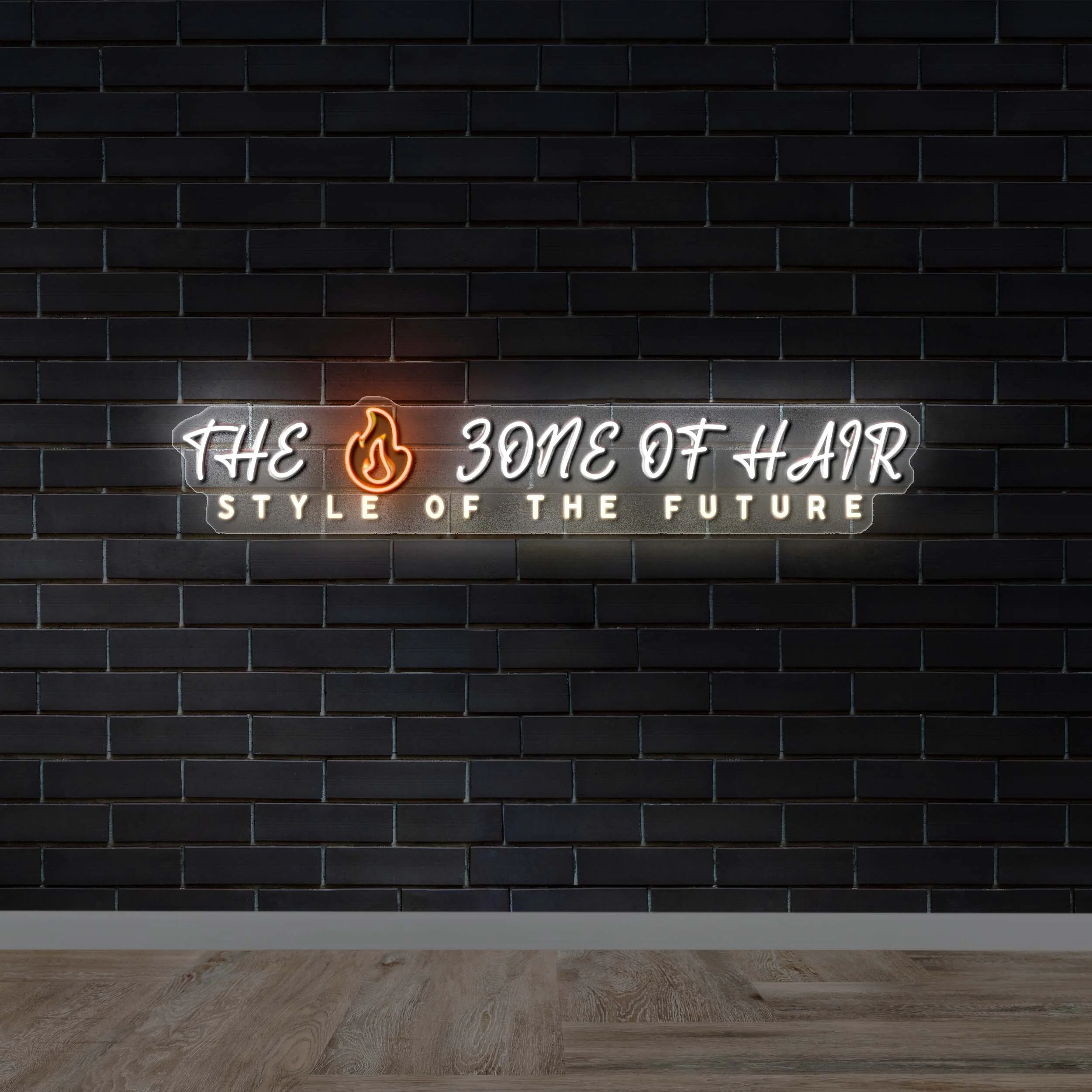 THE ZONE OF HAIR ll - Premium Neon Artwork